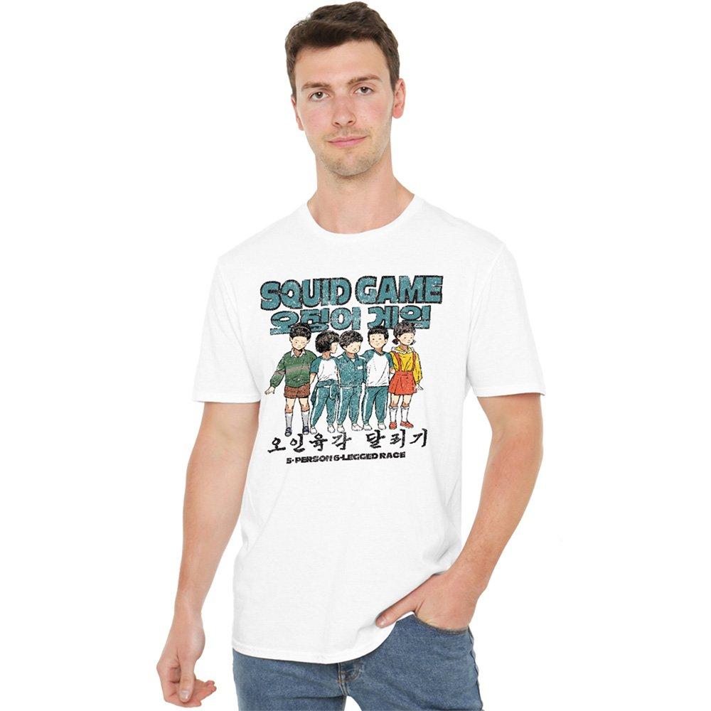 White - Squid Game - Squid Game - Season Three 5 Person 6 Legged Race T - 1