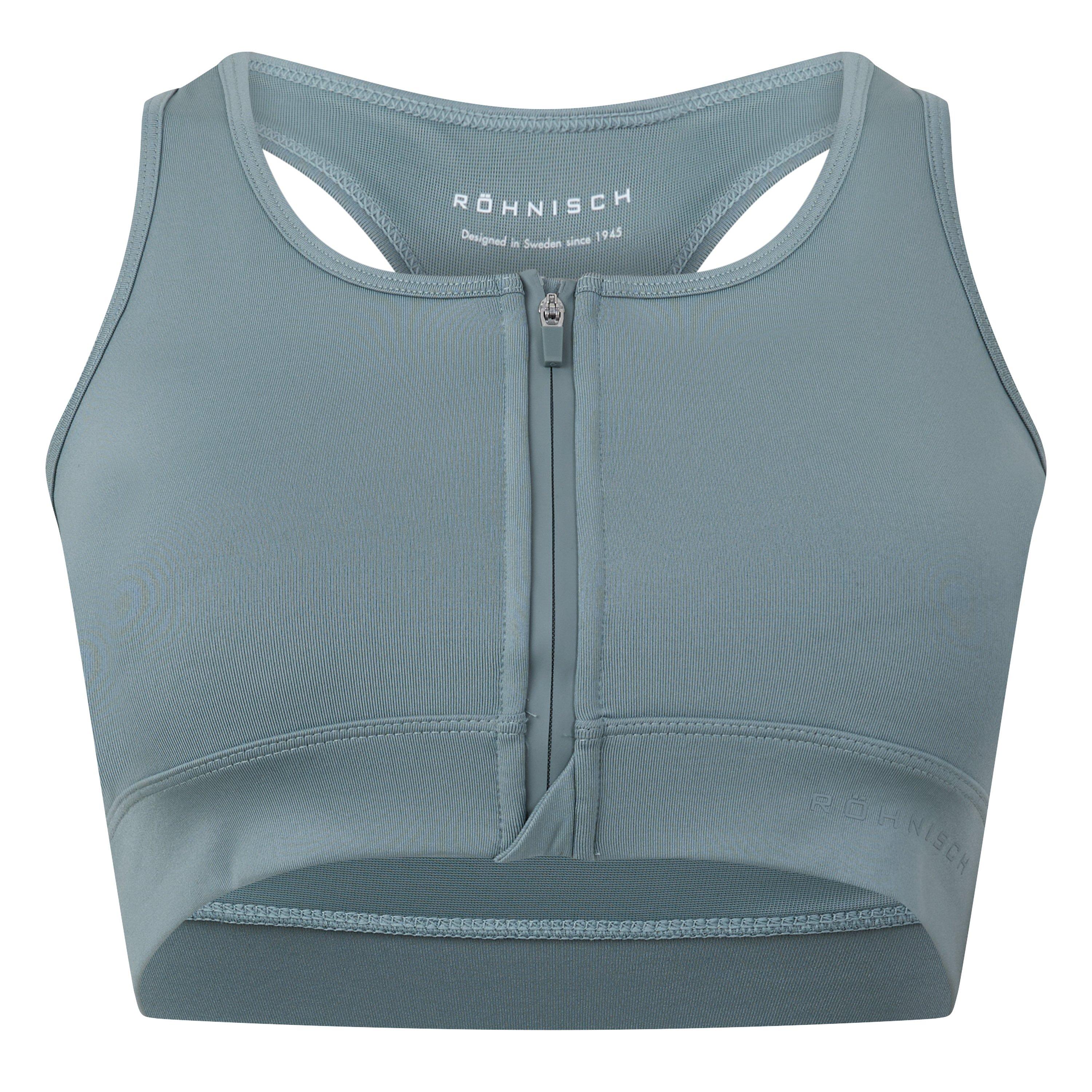 Stürmisches Meer - Rohnisch - Women's Zip Non Wired High Impact Sports Bra - 1