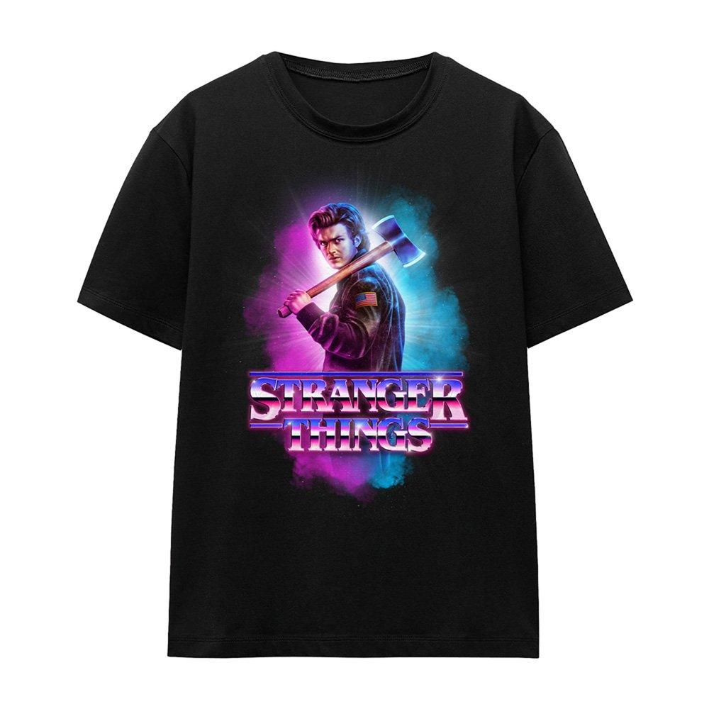 Black - Stranger Things - Stranger Things Steve Harrington Metal Burst Ladie - 4