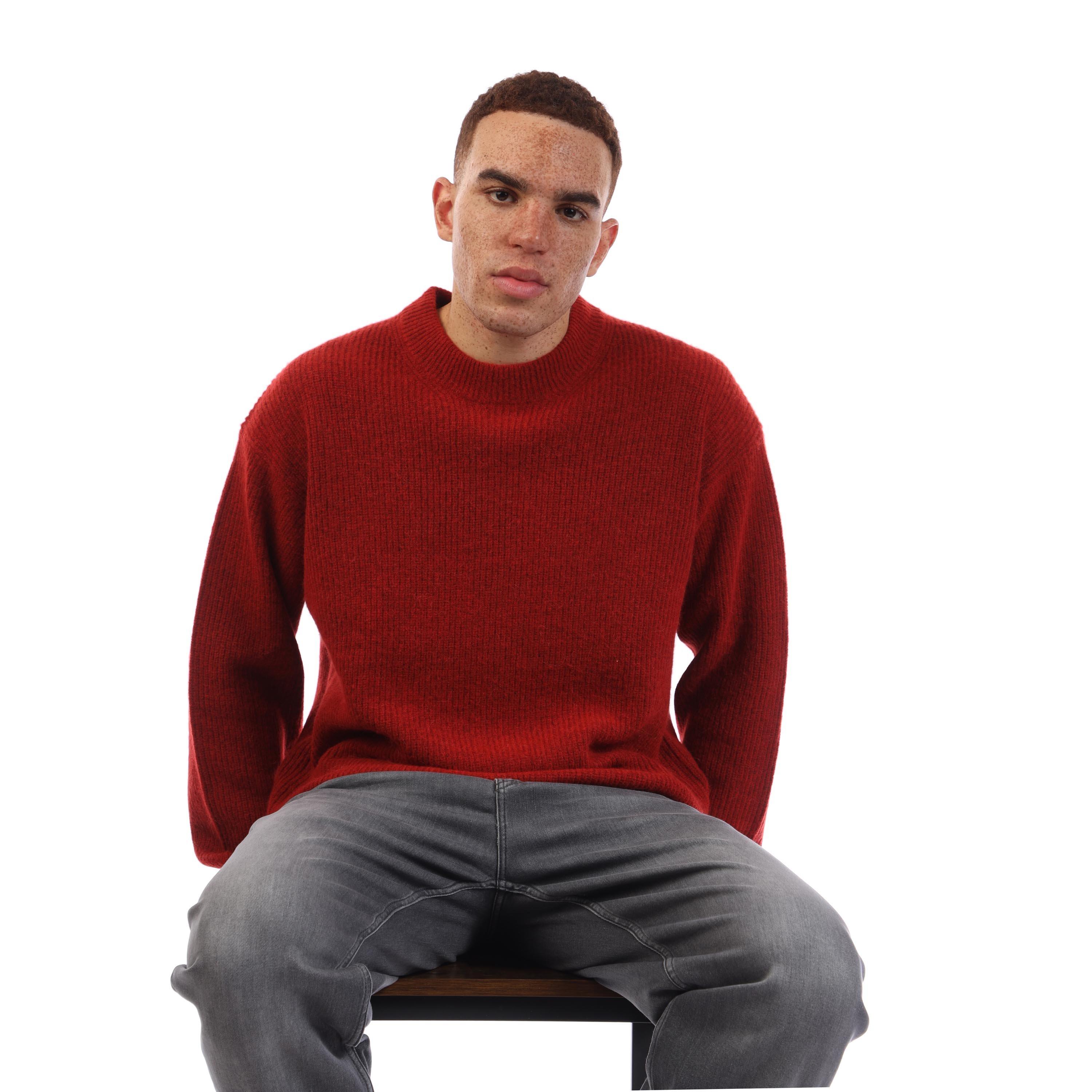 Medium Red - Boss - Feboro E Knitted Top - 4