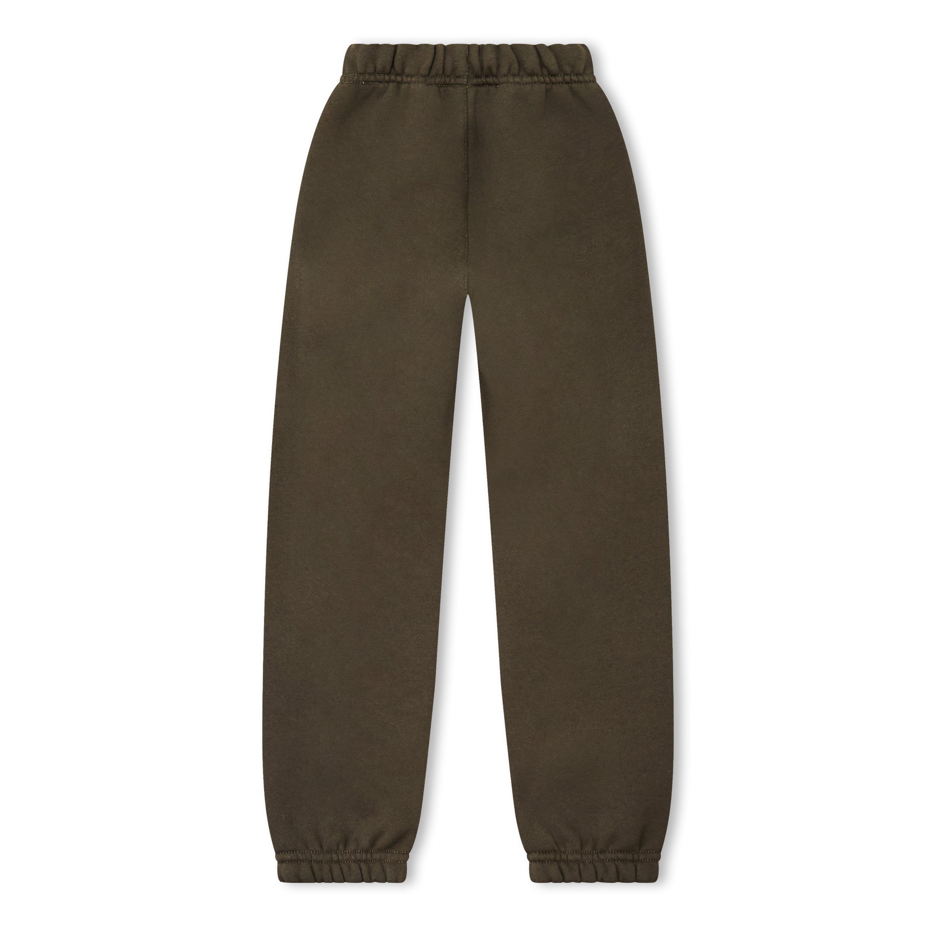Off Black - Fear Of God Essentials - Unisex Kids' Closed Hem Fleece Jogging Bottoms - 2