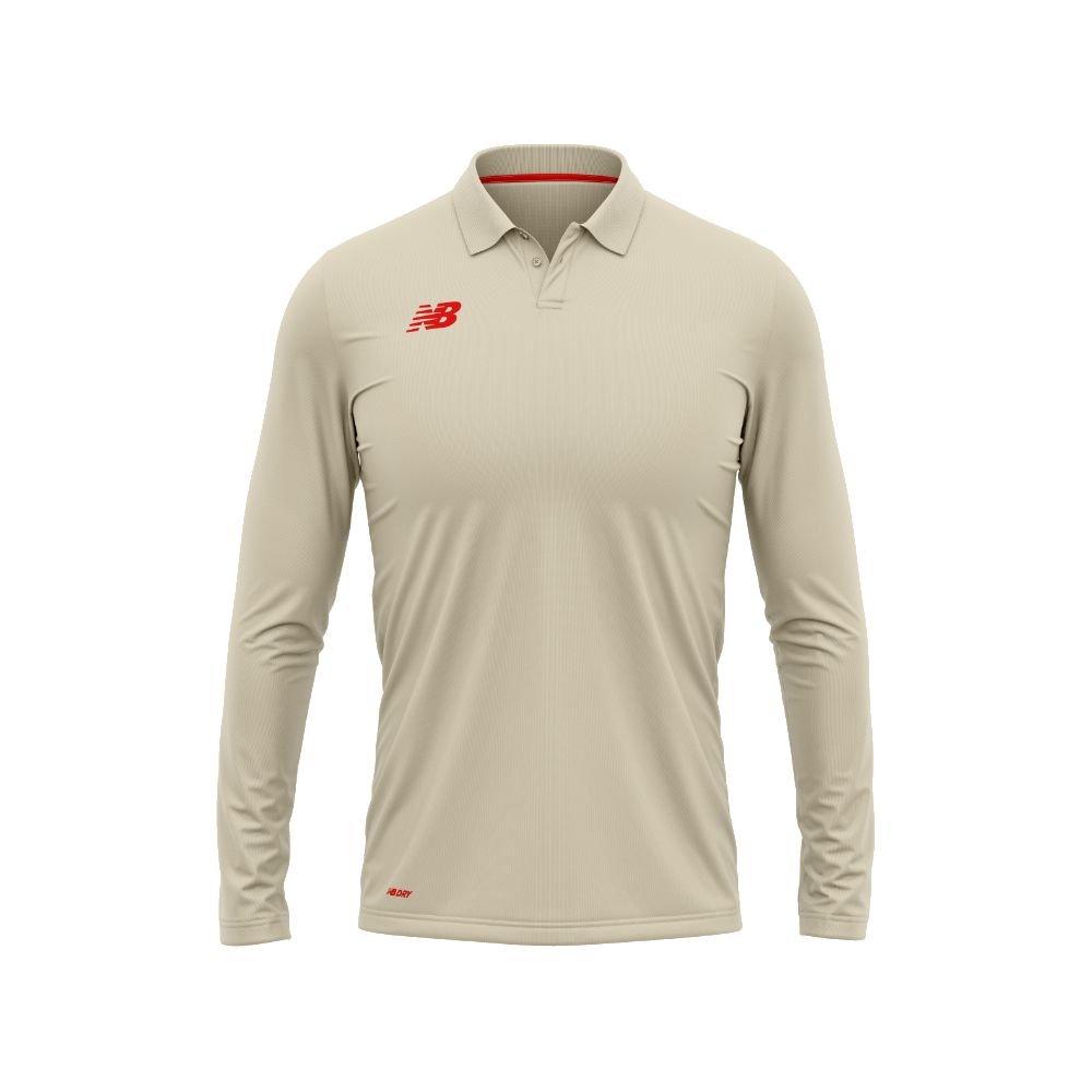 Angora - New Balance - Long-Sleeve Cricket Polo Shirt