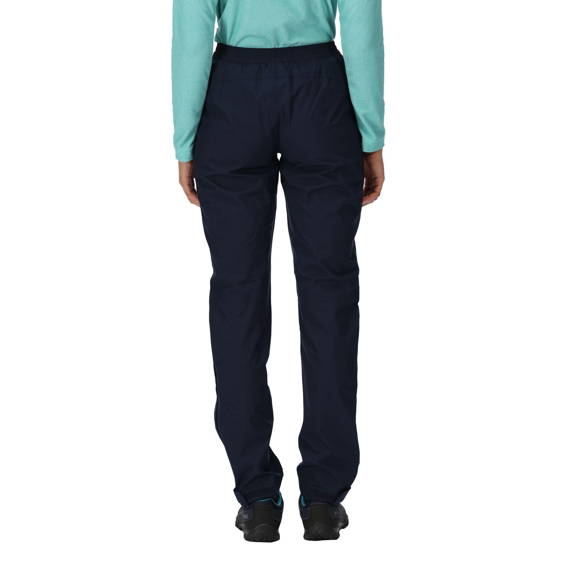 Navy - Regatta - Womens Highton Waterproof Overtrouser (Regular) - 9