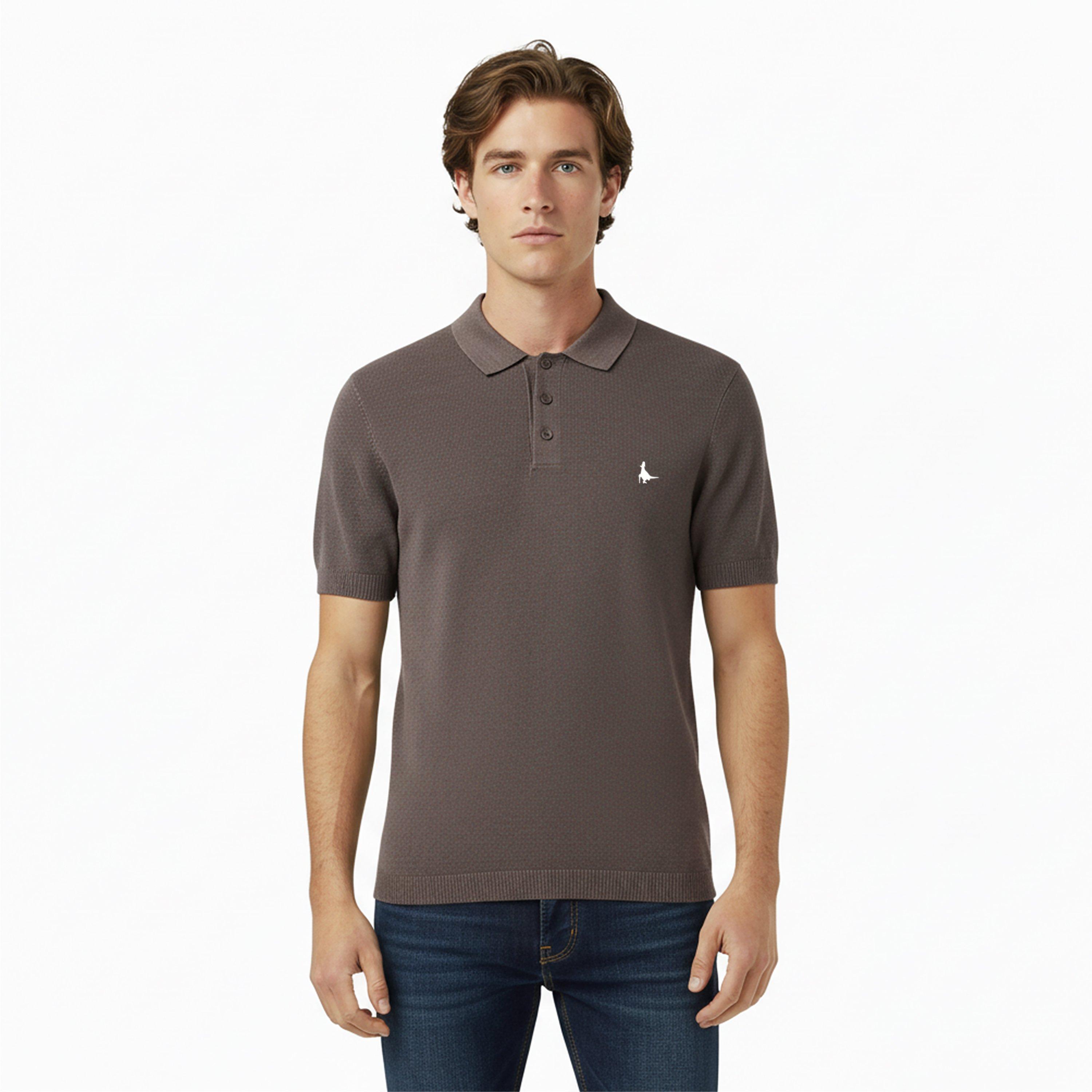 Charcoal - Jack Wills - JW Knit Polo Sn62 - 3