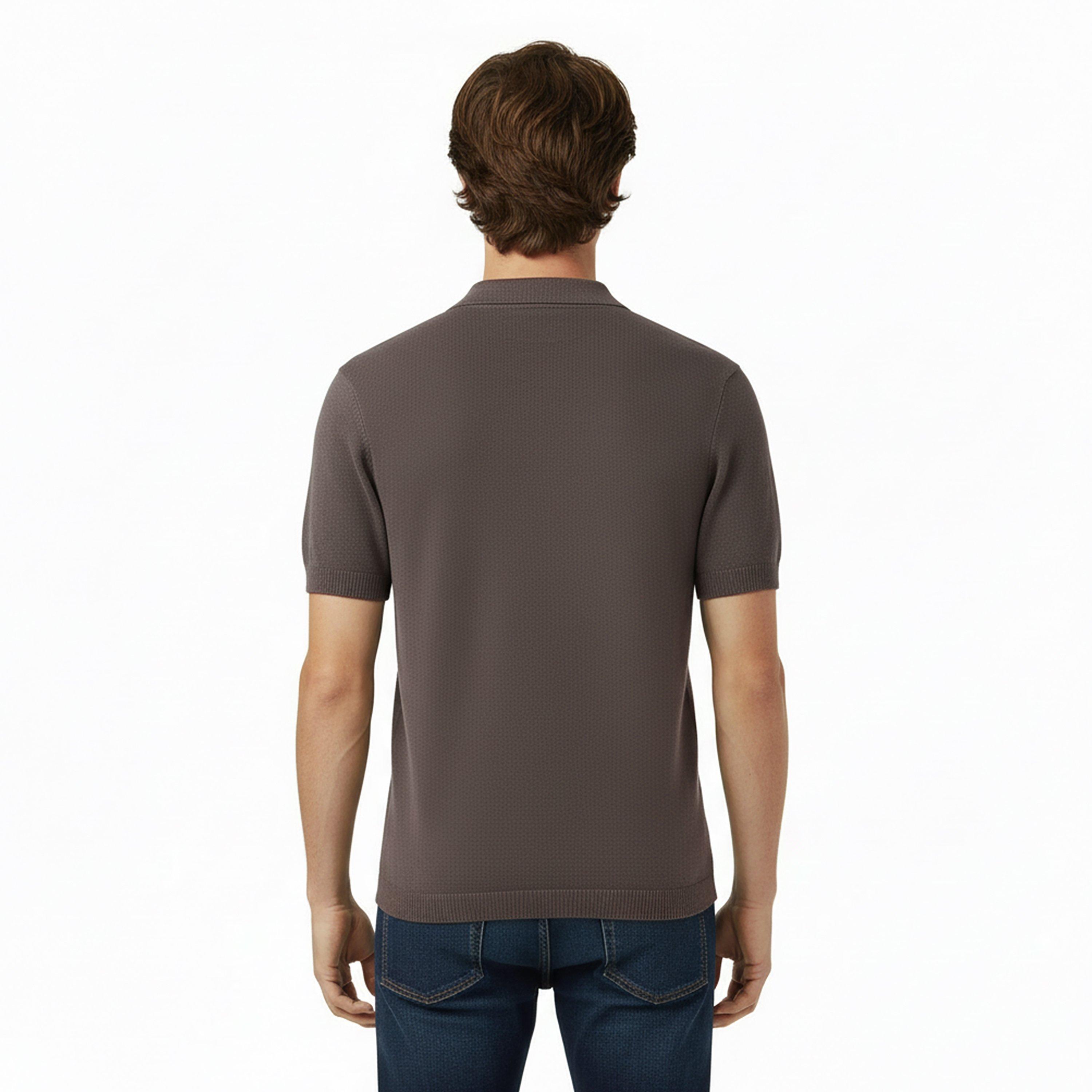 Charcoal - Jack Wills - JW Knit Polo Sn62 - 4