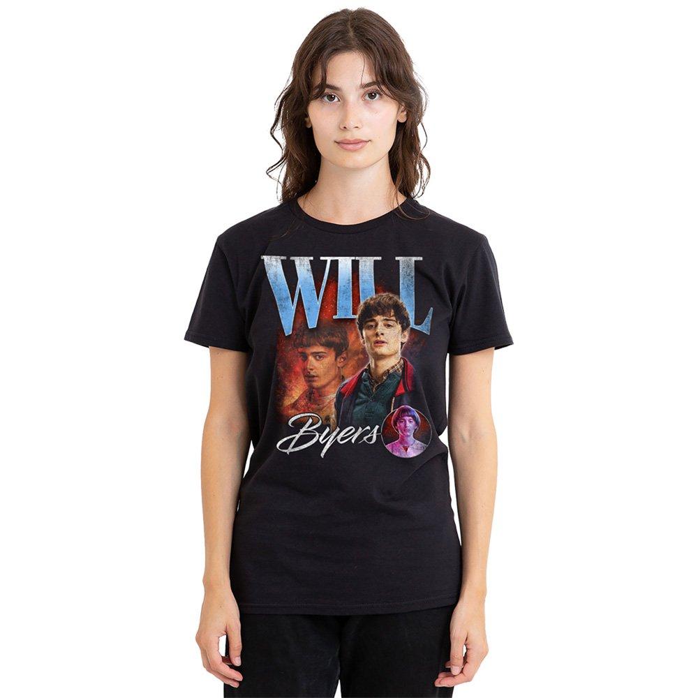 Black - Stranger Things - Stranger Things Will Homage T-Shirt Black - 1