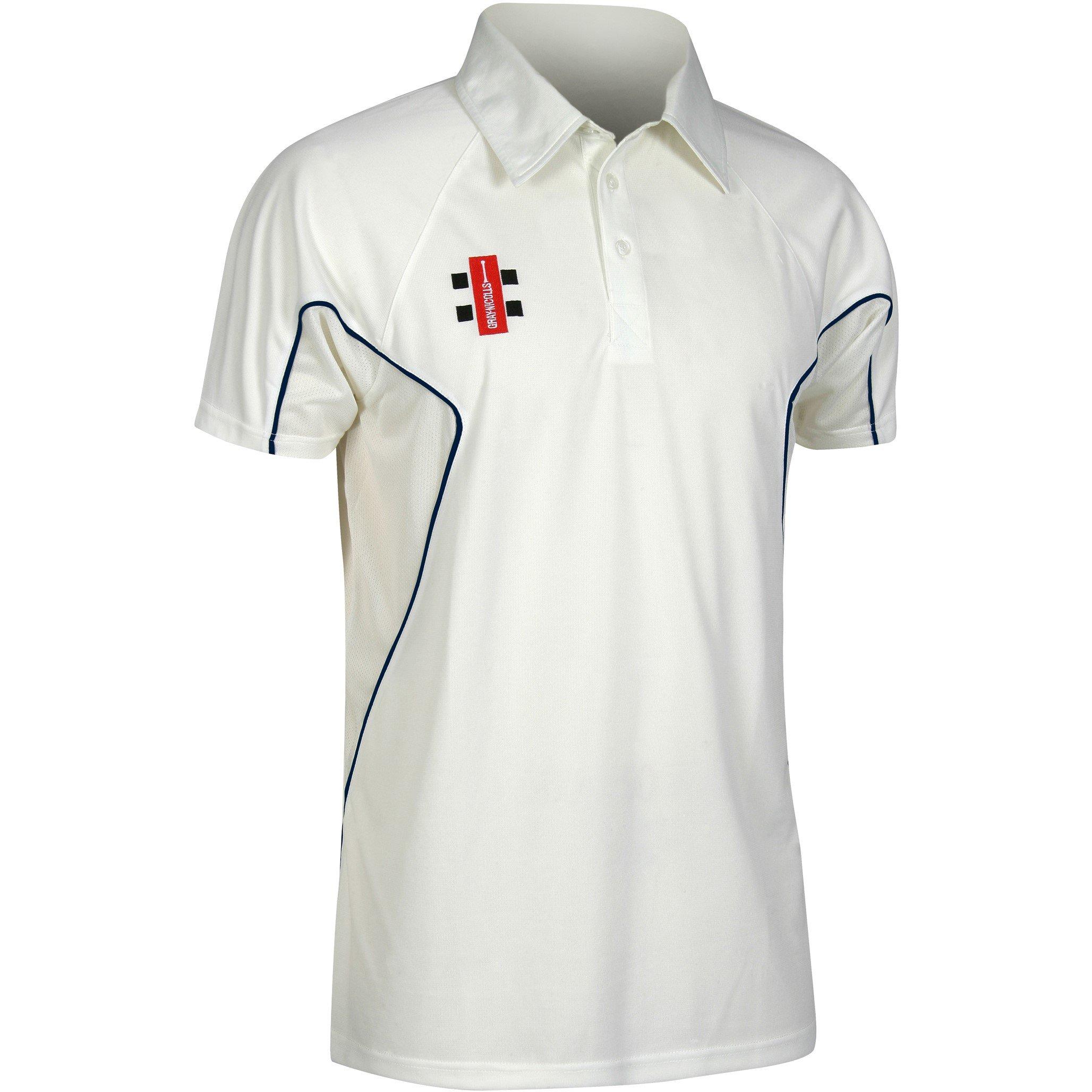 Kids' Short-Sleeve Cricket Shirt