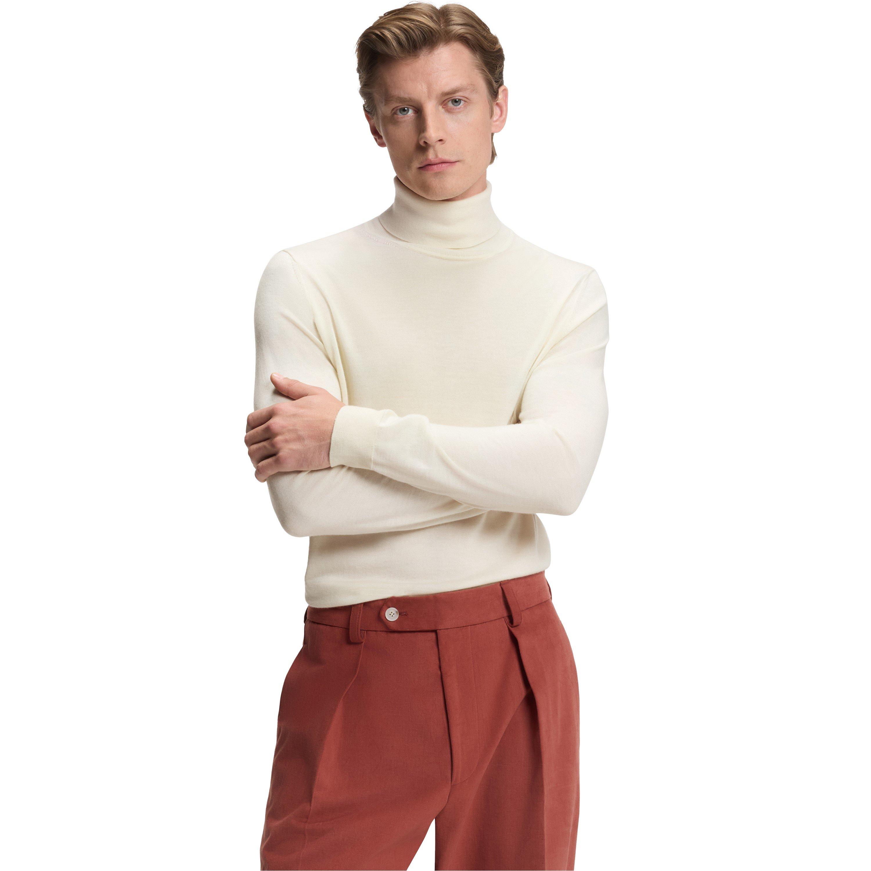 Beige 282 - Boss - x BECKHAM Rollneck Cashmere Sweater - 2