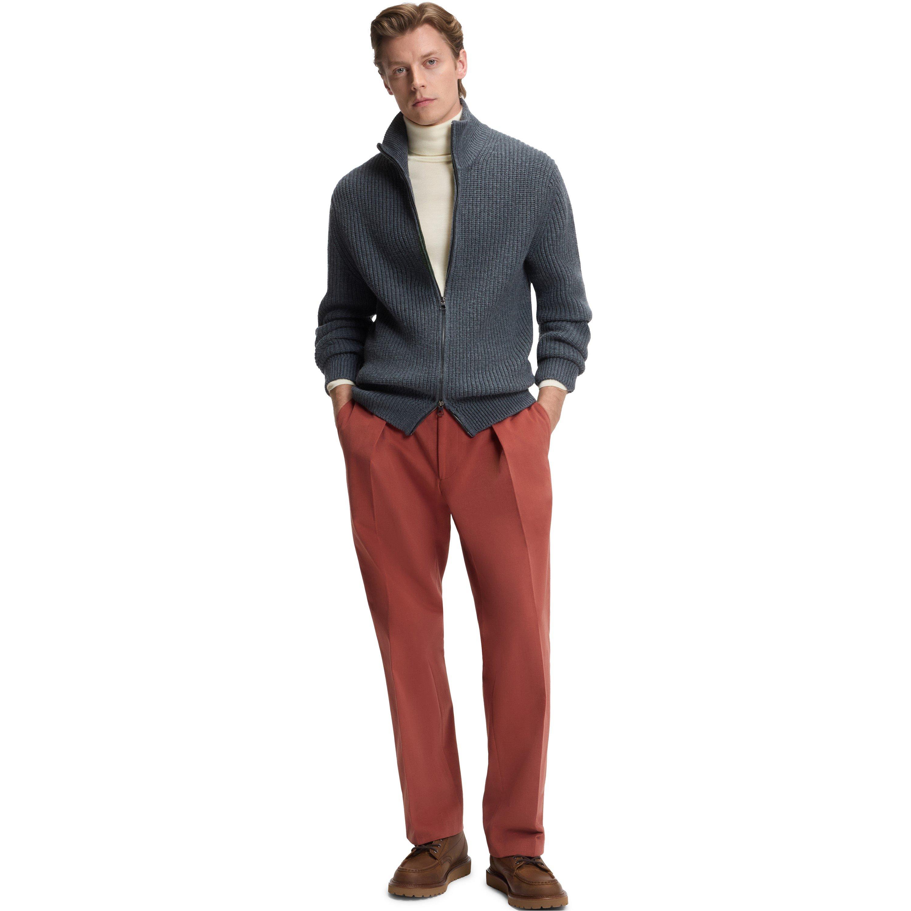 Beige 282 - Boss - x BECKHAM Rollneck Cashmere Sweater - 5