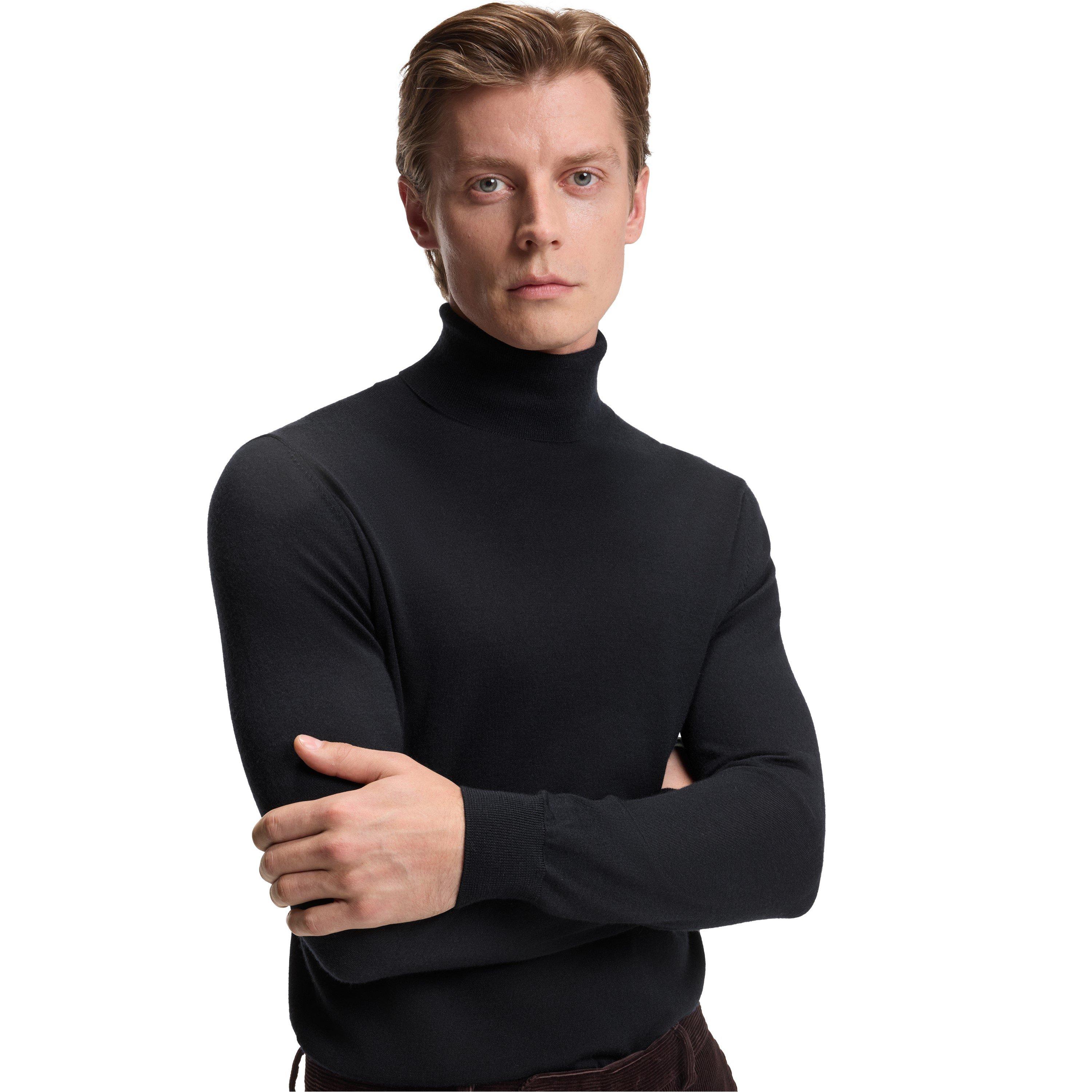 Blue 409 - Boss - x BECKHAM Rollneck Cashmere Sweater - 4
