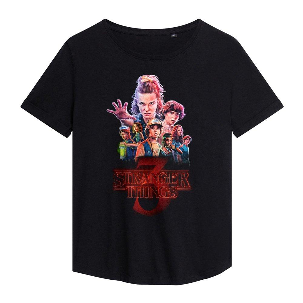 Black - Stranger Things - Stranger Things Season Three Poster Fashion T-Shir - 1