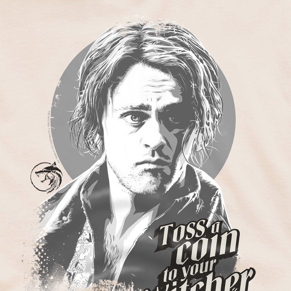 Beige - The Witcher - The Witcher - Jaskier Toss A Coin T-Shirt Natural - 2