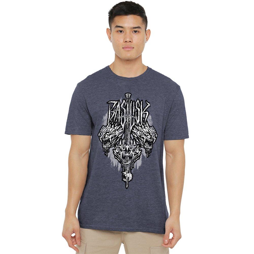 Navy - The Witcher - The Witcher - Basilisk T-Shirt Heather Navy - 1
