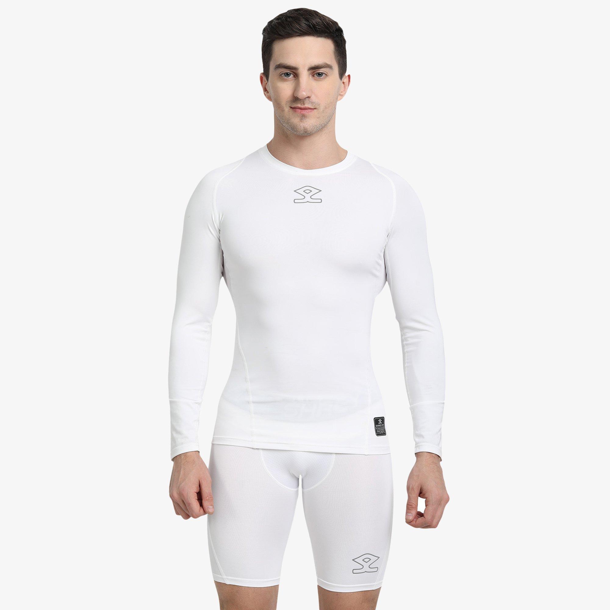 White - Shrey - Intense Baselayer Long Sleeve Top Sn00 - 1