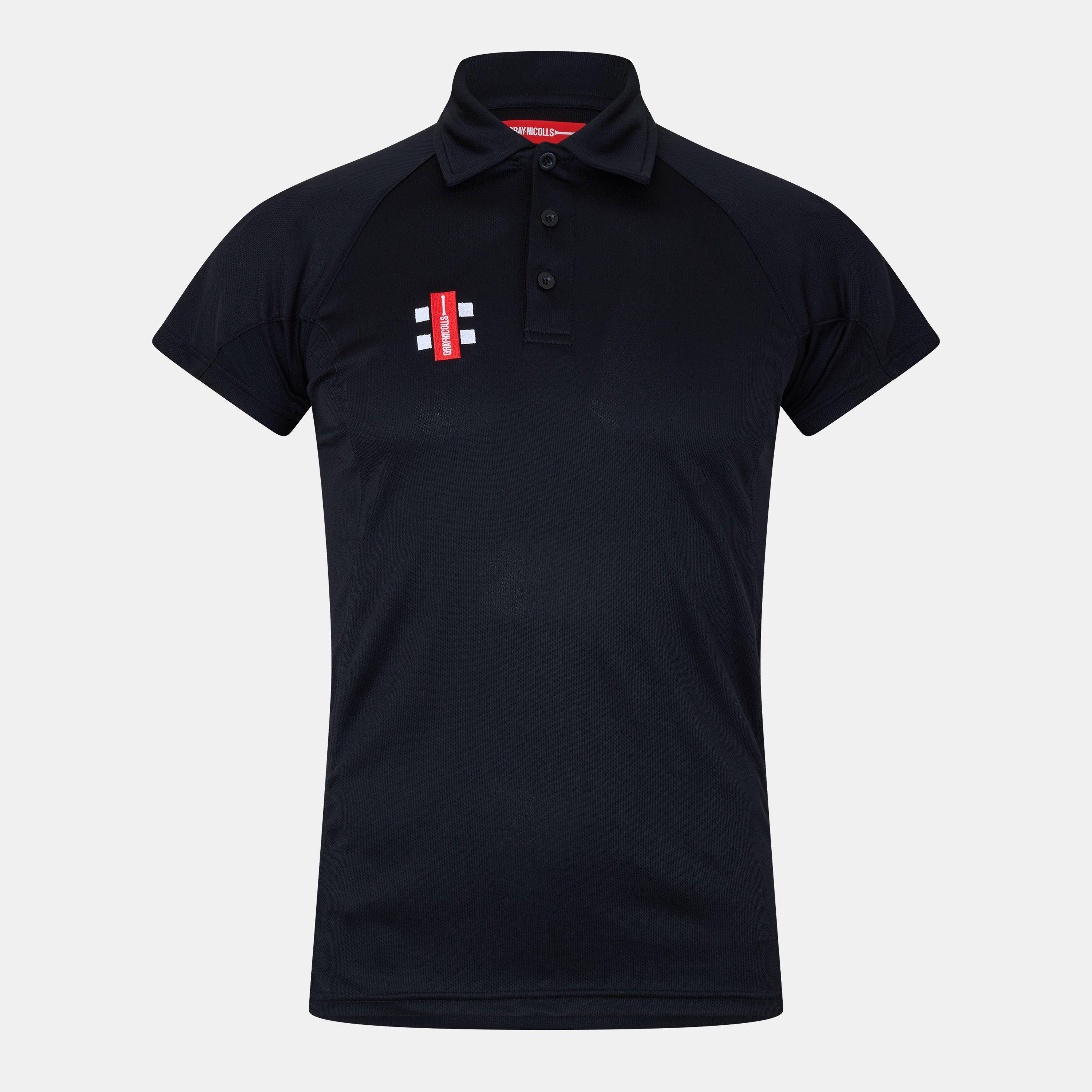 Black - Gray Nicolls - Men's Matrix Cricket Polo Shirt - 1