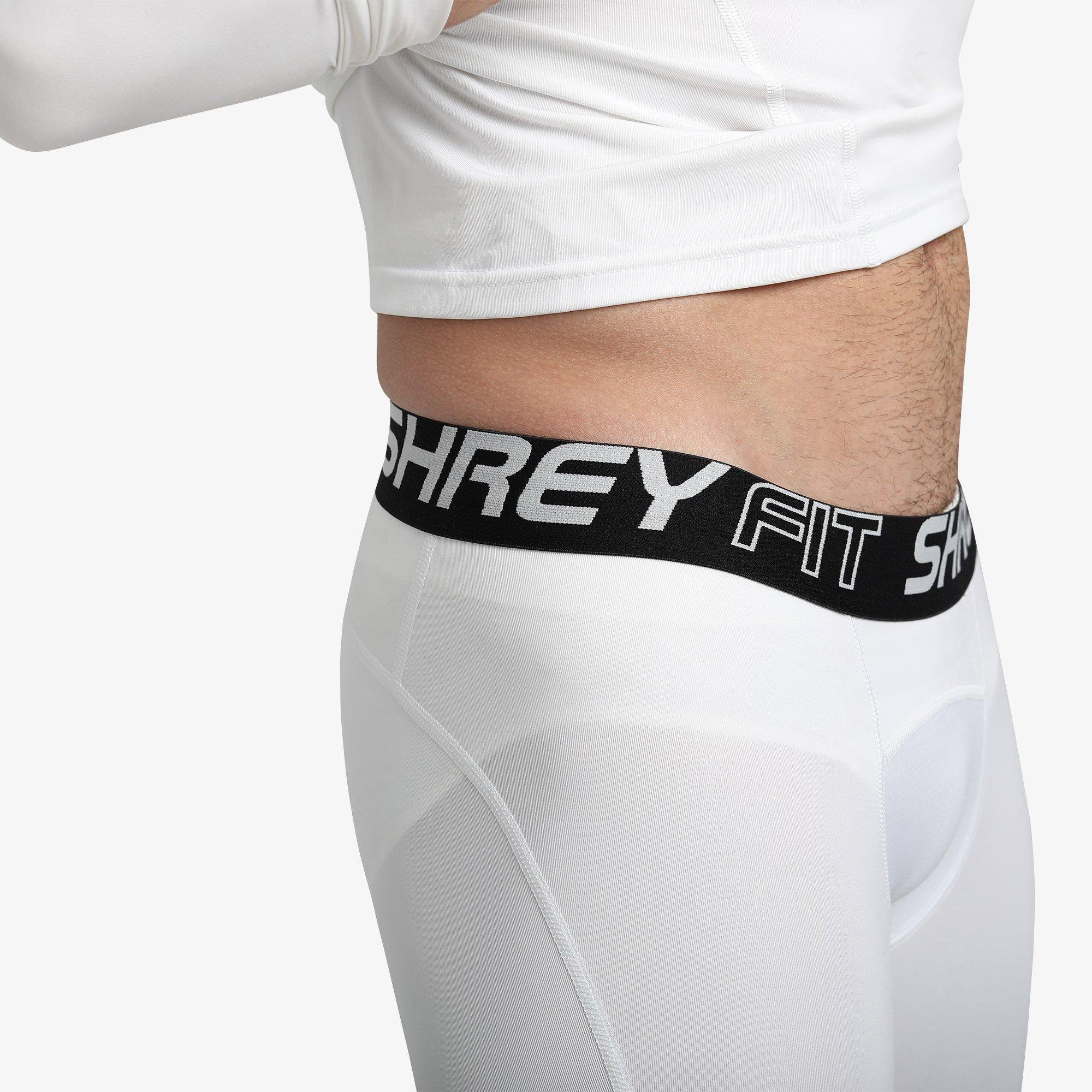 White - Shrey - Intense Baselayer Shorts Sn00 - 4