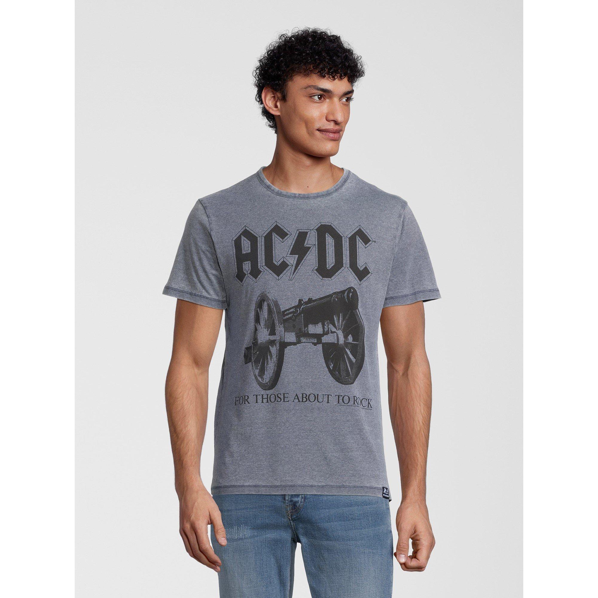 About To Rock - ACDC - Unisex Adults AC/DC Rock Regular Fit T-Shirt - 1