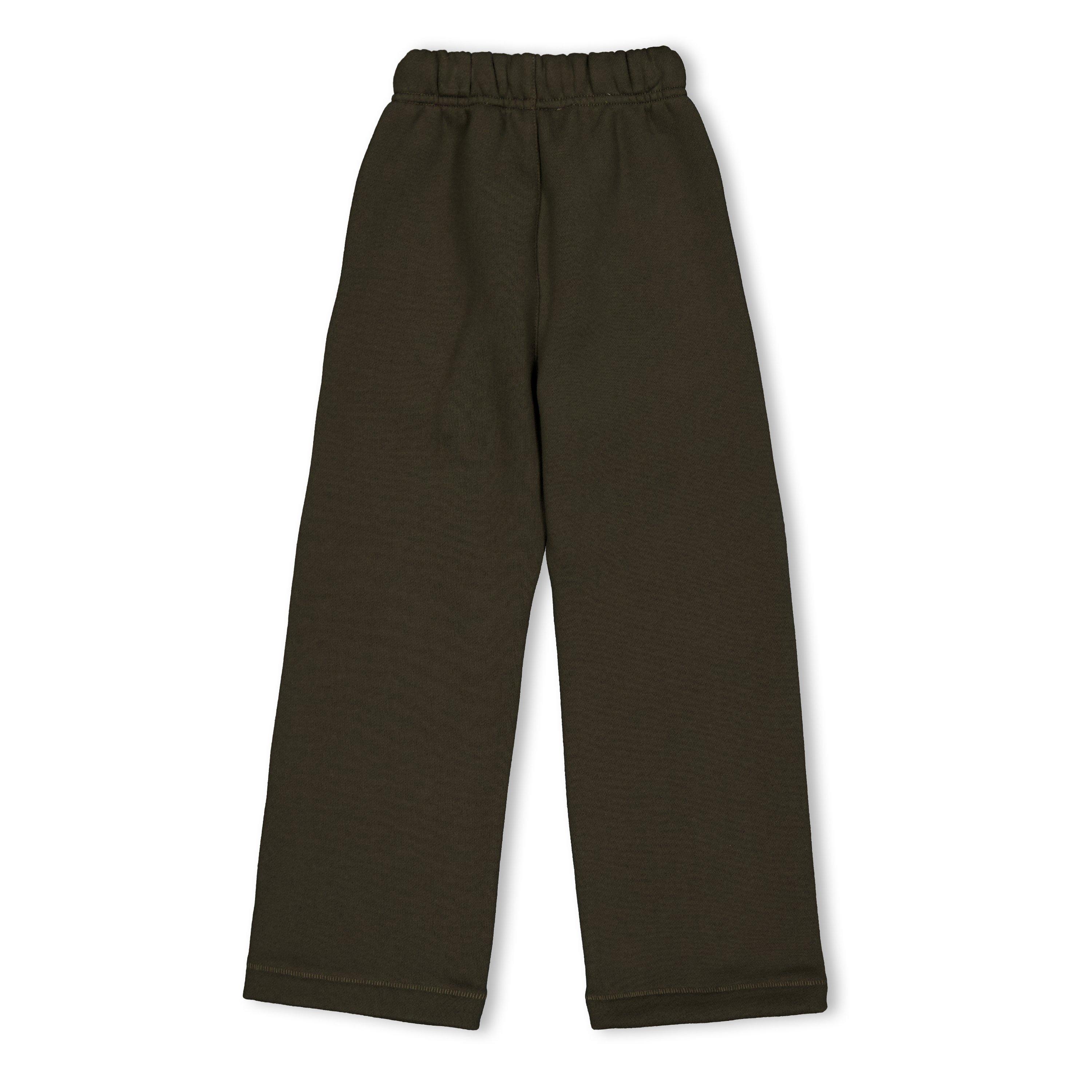 Off Black - Fear Of God Essentials - Unisex Kids' Relaxed Sweatpant Closed Hem Fleece Joggers - 2