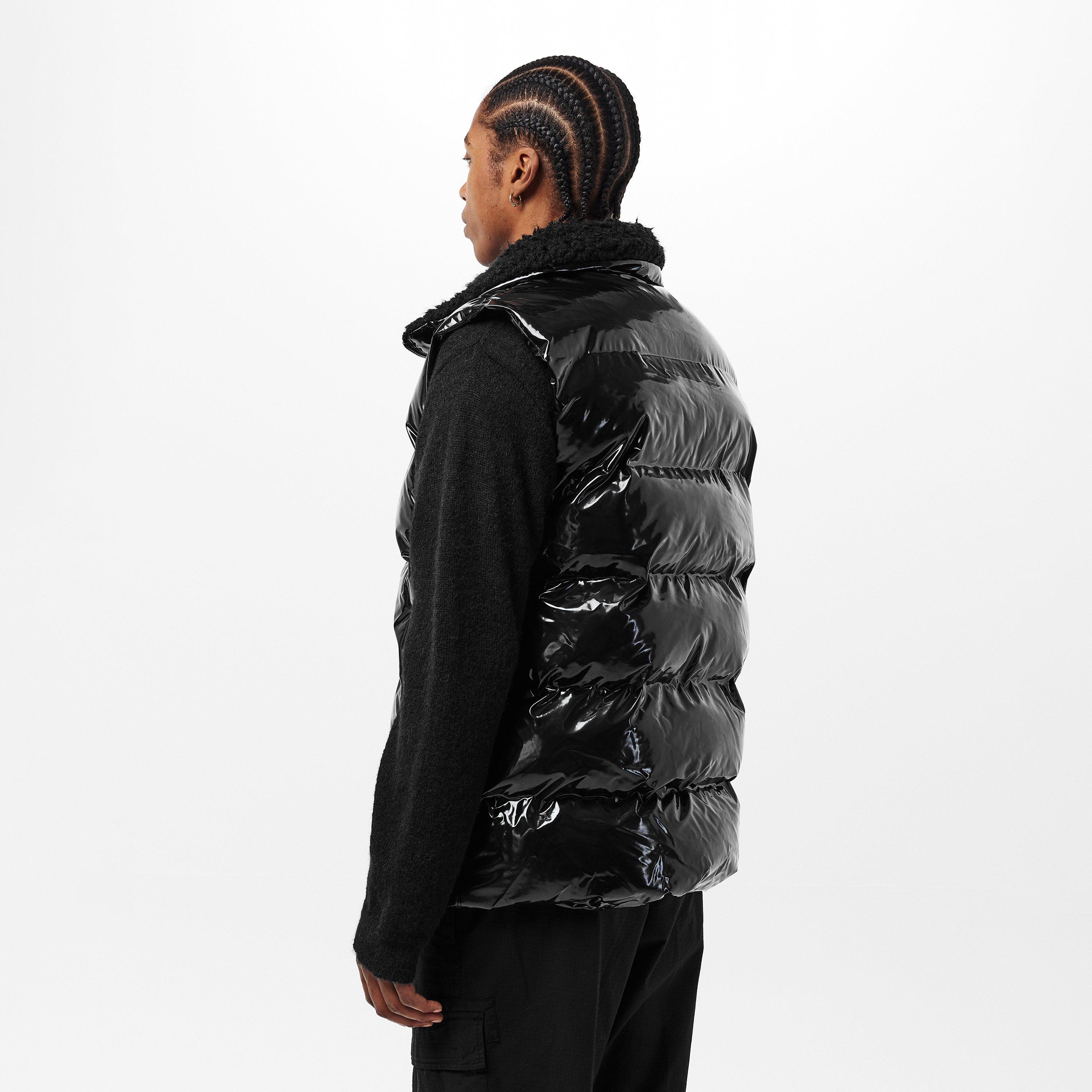Blk Gloss 01 - Rains - Men's Alta Vision Waterproof Gilet - 4