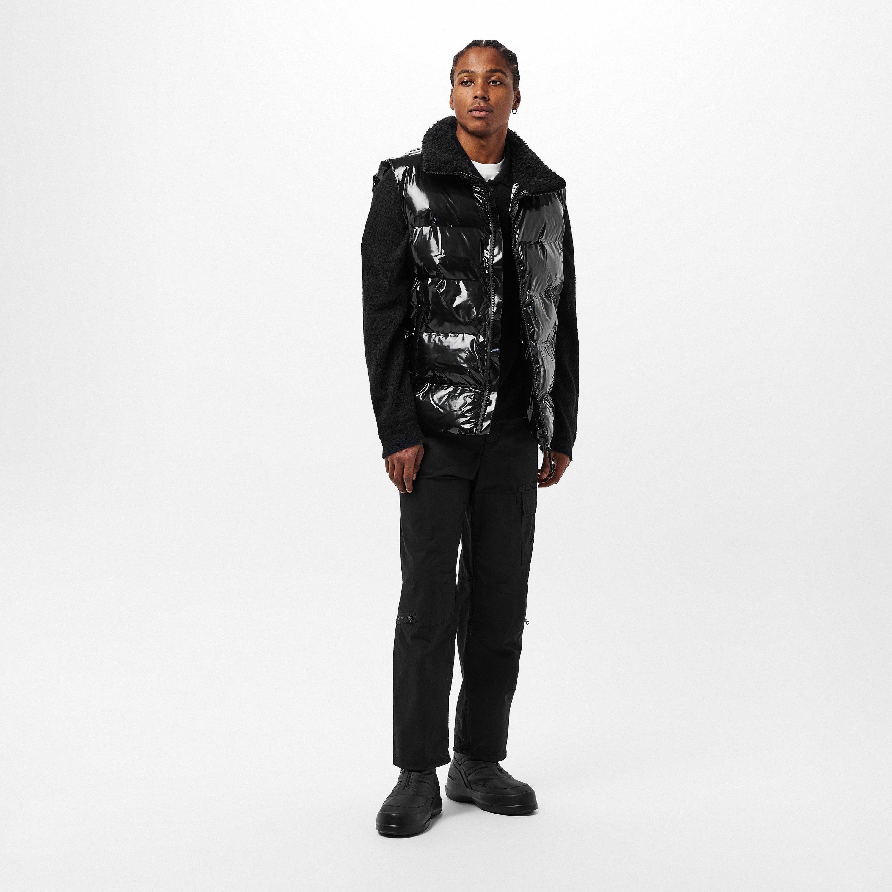 Blk Gloss 01 - Rains - Men's Alta Vision Waterproof Gilet - 6