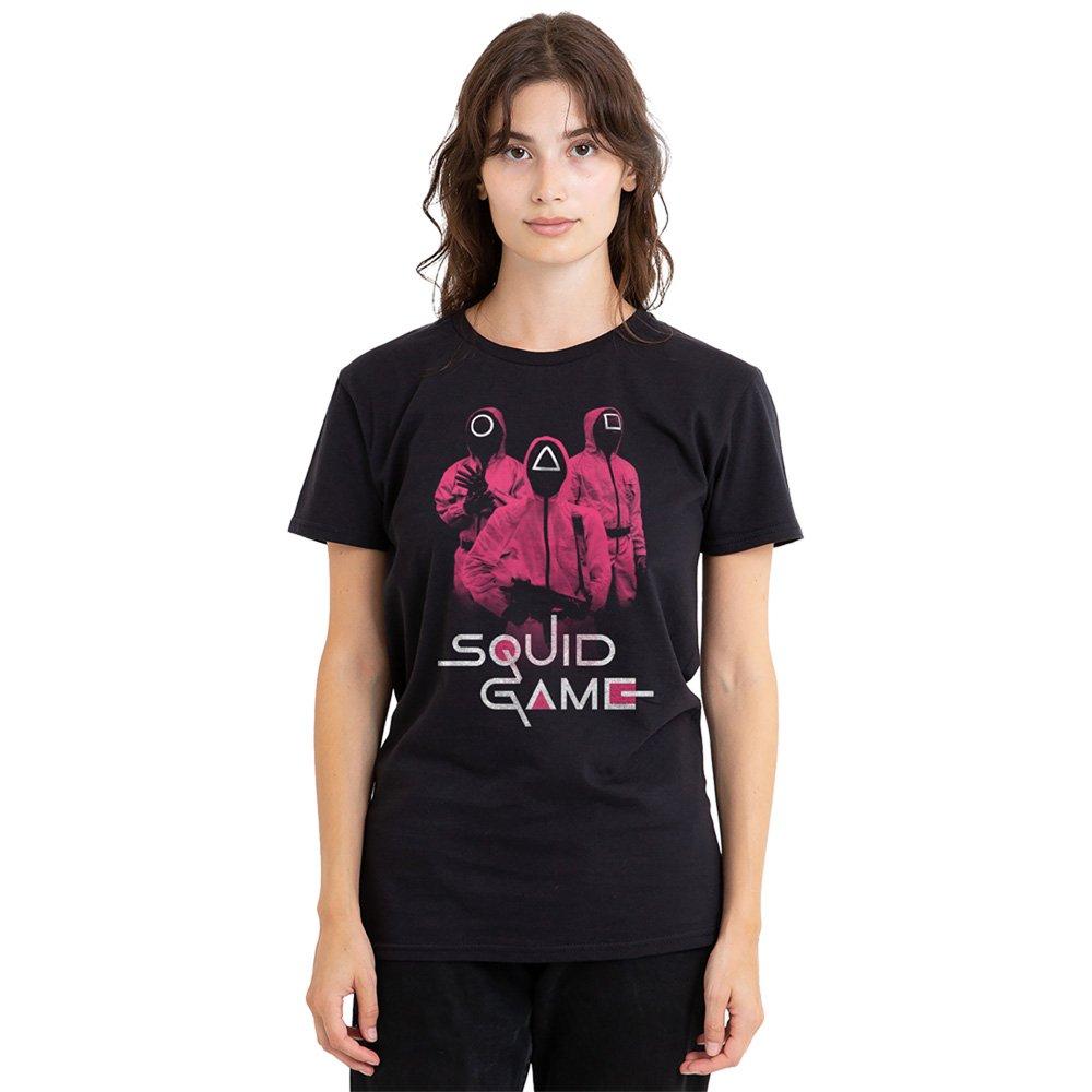 Black - Squid Game - Squid Game Guards at the Ready Ladies T Shirt Bla - 1