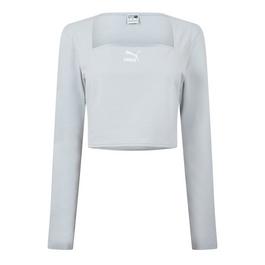 Puma Nicce Mirage Biały T-shirt z nadrukiem na piersi
