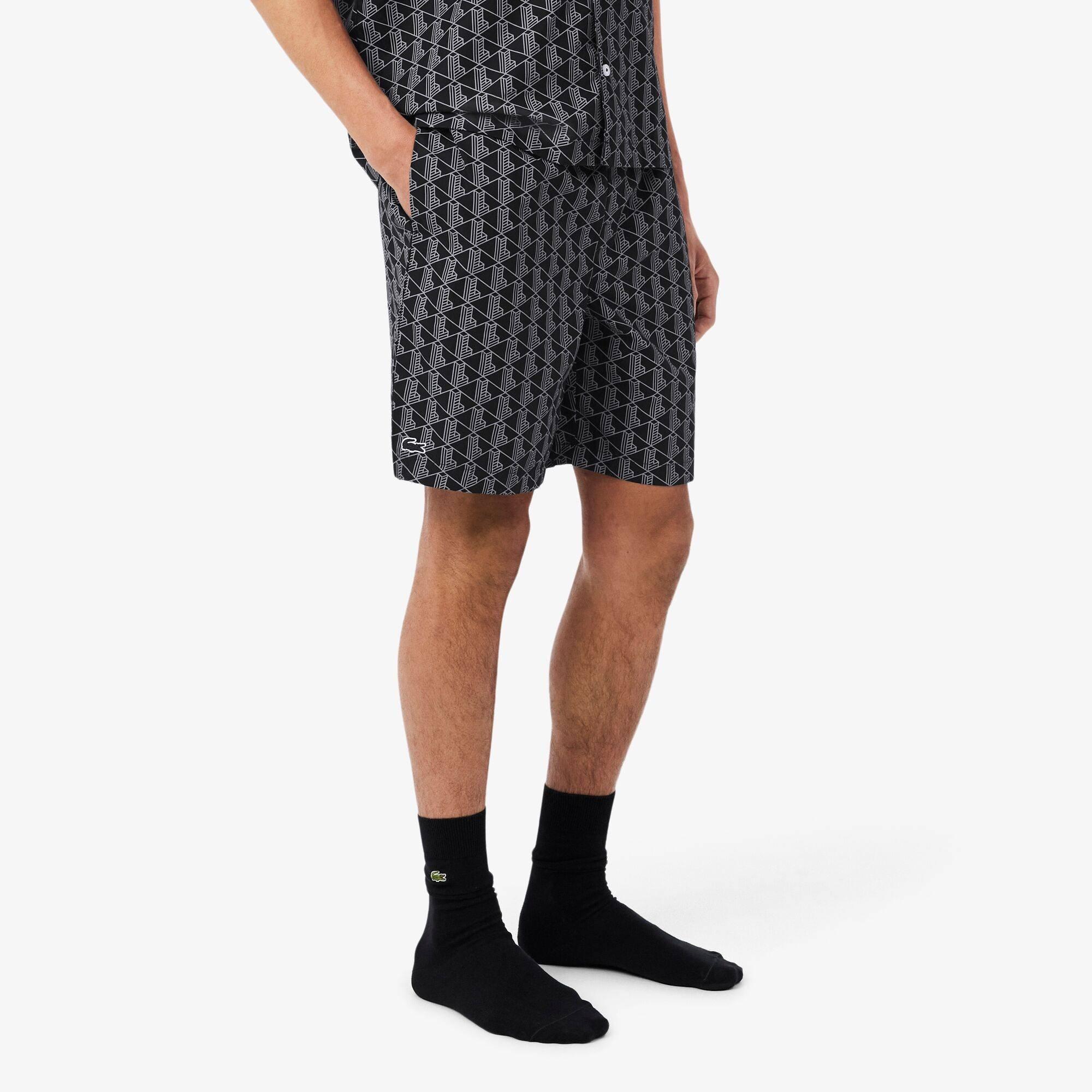 Black 6ZW - Lacoste - Men's Pyjama Shorts - 2
