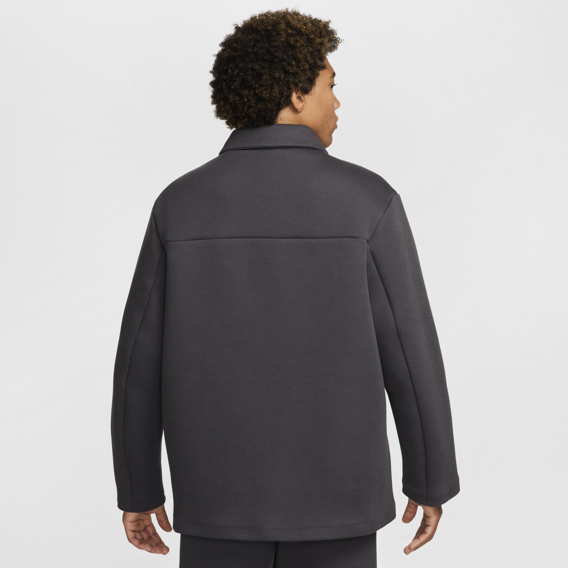 Anthracite - Nike - Fleece Overshirt - 2