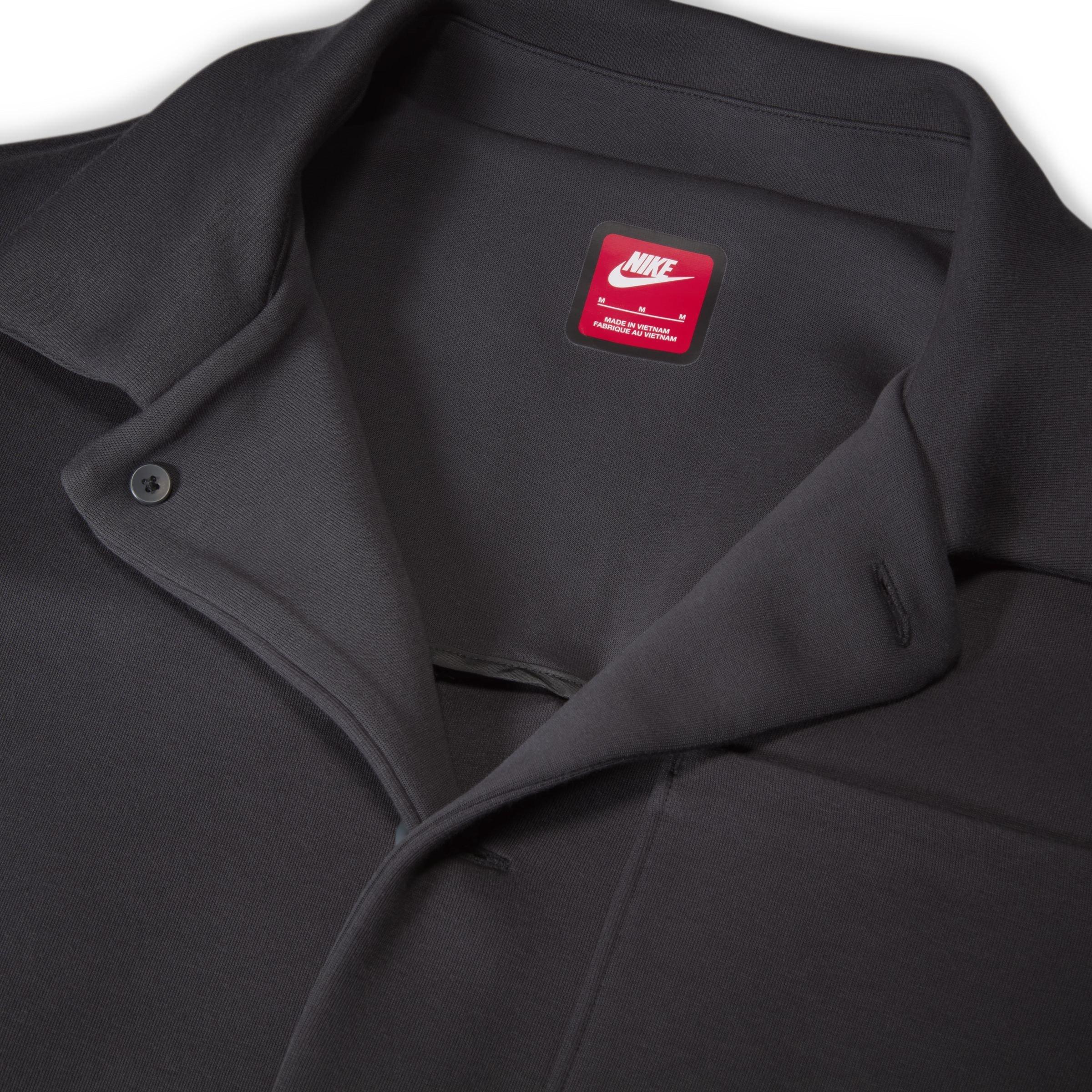 Anthracite - Nike - Fleece Overshirt - 4