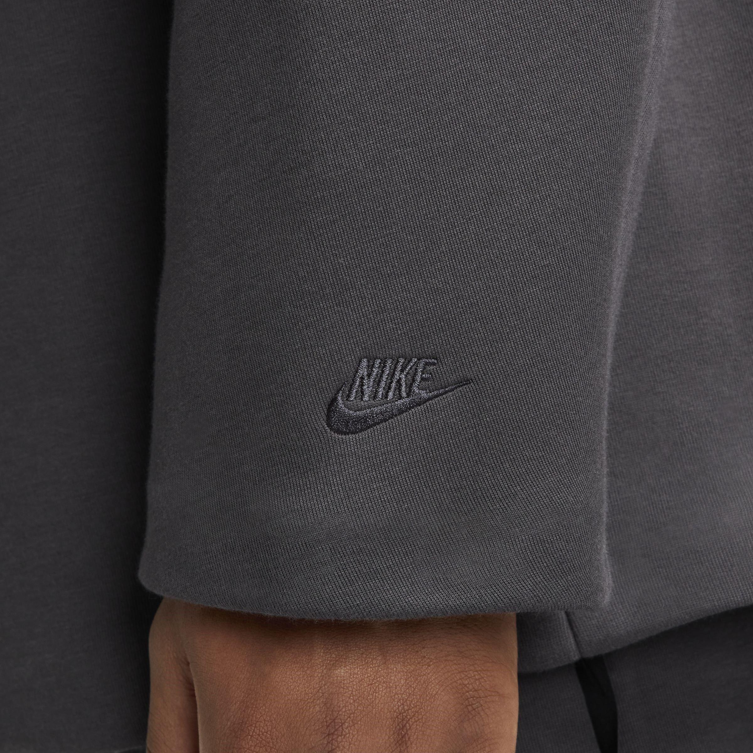 Anthracite - Nike - Fleece Overshirt - 6