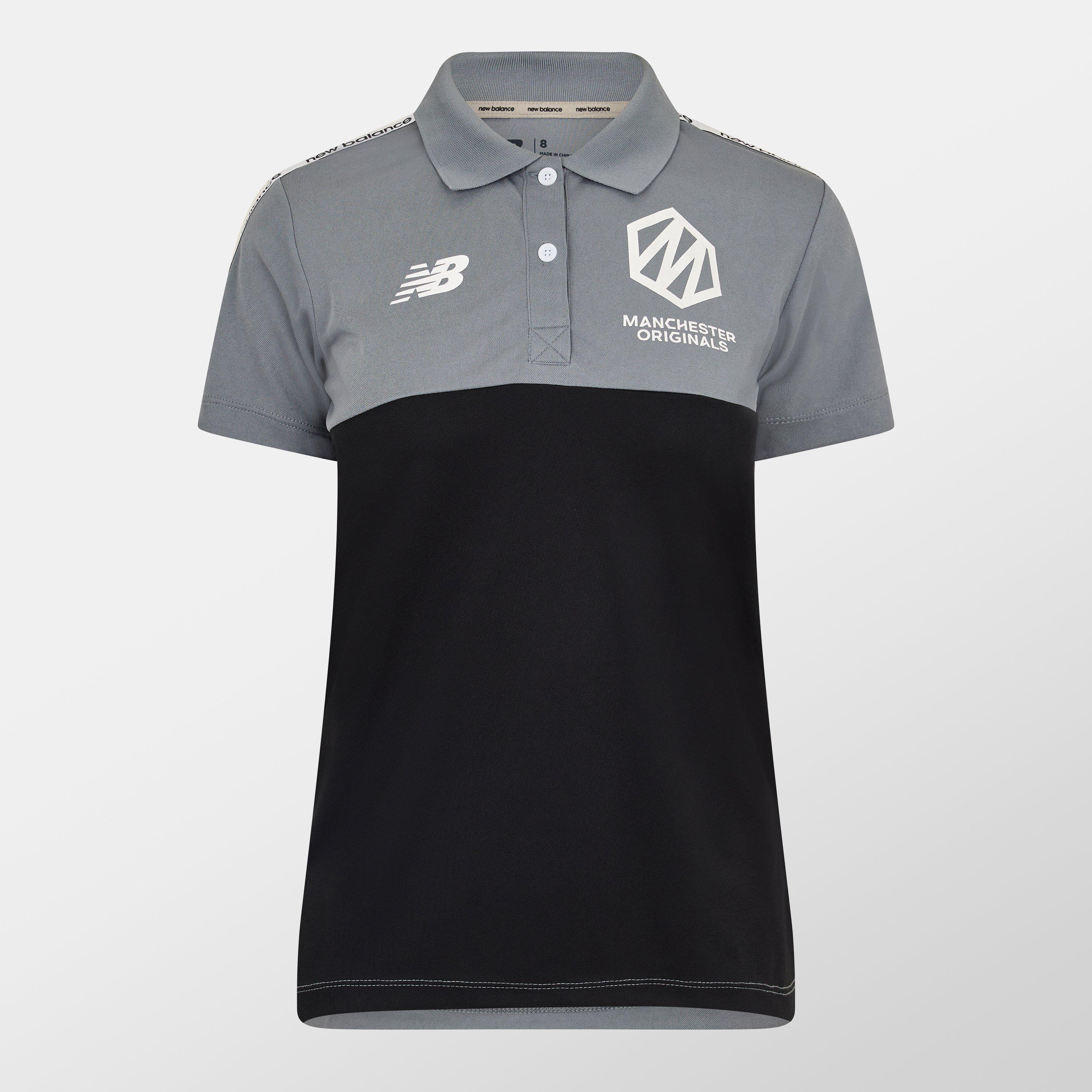 Gunmetal - New Balance - Women's Manchester Cricket Polo Shirt - 1