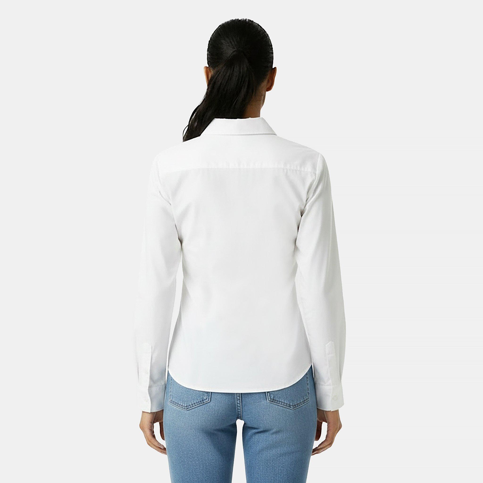 Bianco brillante - Jack Wills - Women's Classic Twill Long Sleeve Plain Shirt - 4