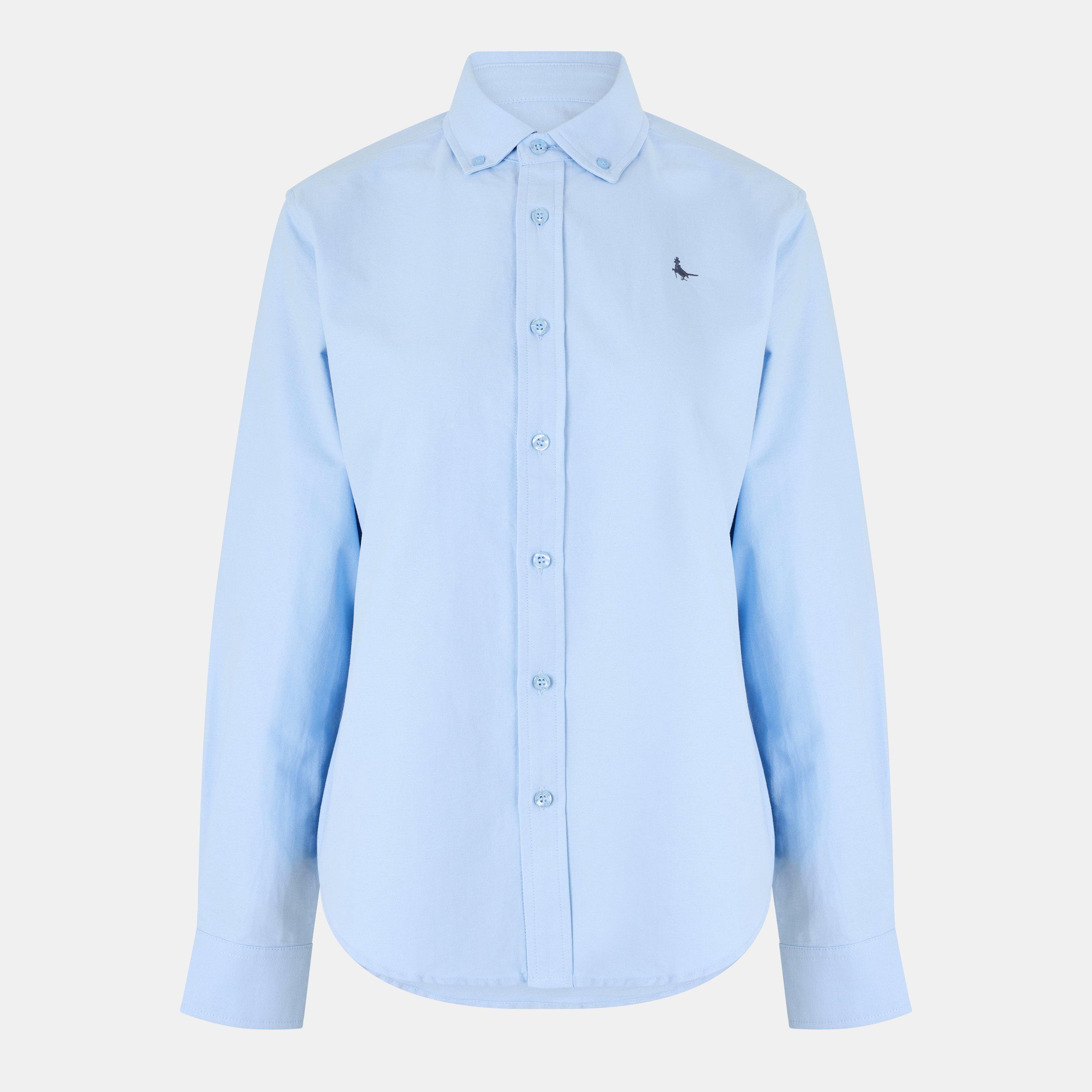 Jack Wills Women's Brunerra Blue Classic Twill Button Down Collar Long Sleeve Shirt - 16 (Xl) - Image 4