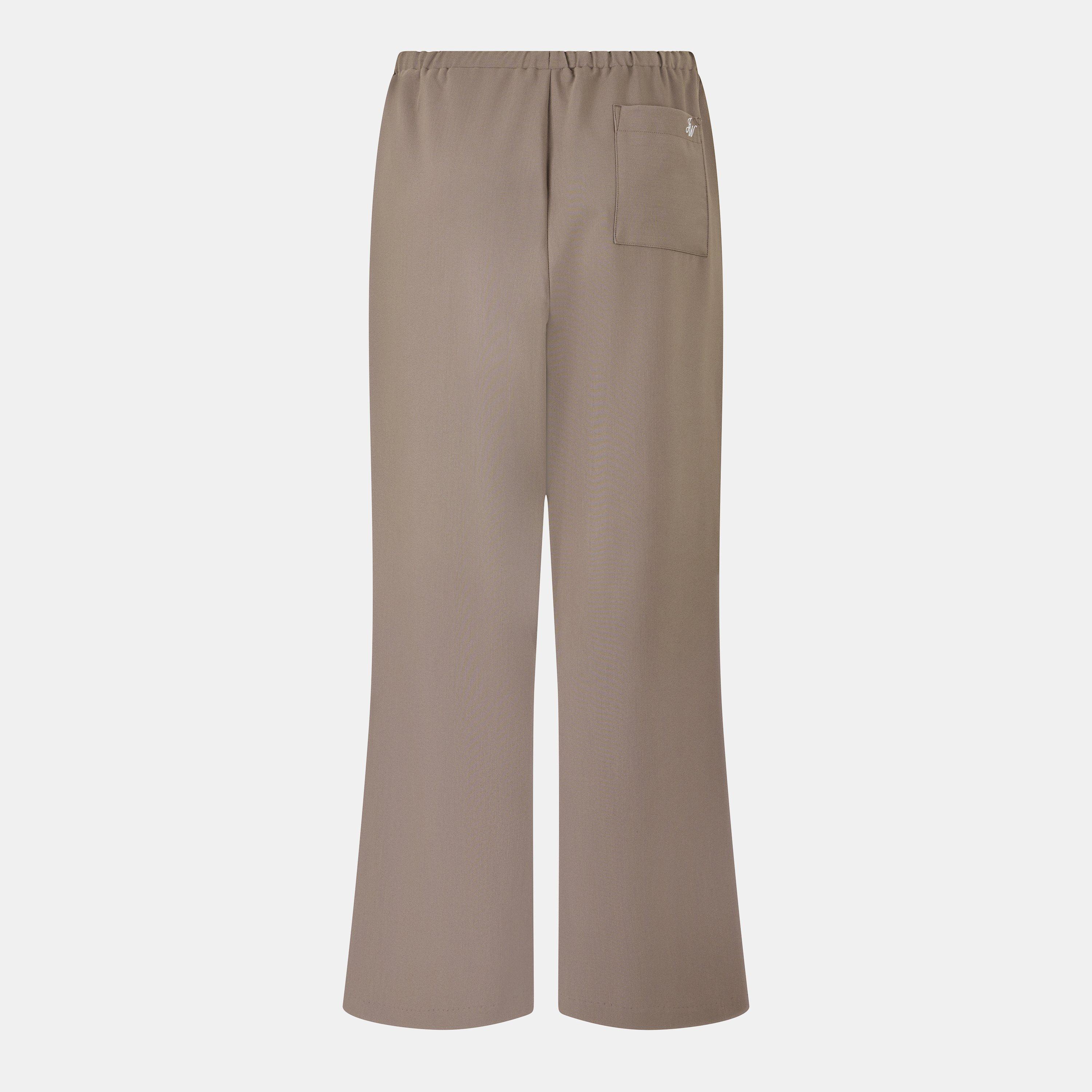Taupe - Jack Wills - Women's Pinstripe Tailored Trousers - 2