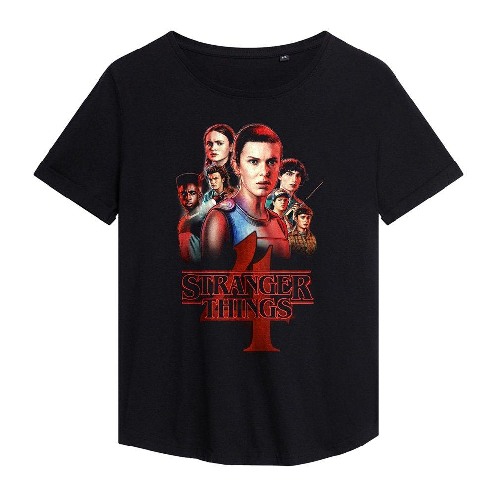 Black - Stranger Things - Stranger Things Season Four Poster Fashion T-Shirt - 1