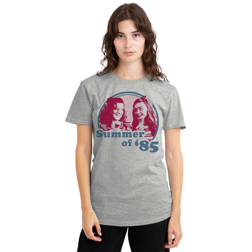 Grey - Stranger Things - Stranger Things Summer Of 85 Eleven And Max T-Shi - 1