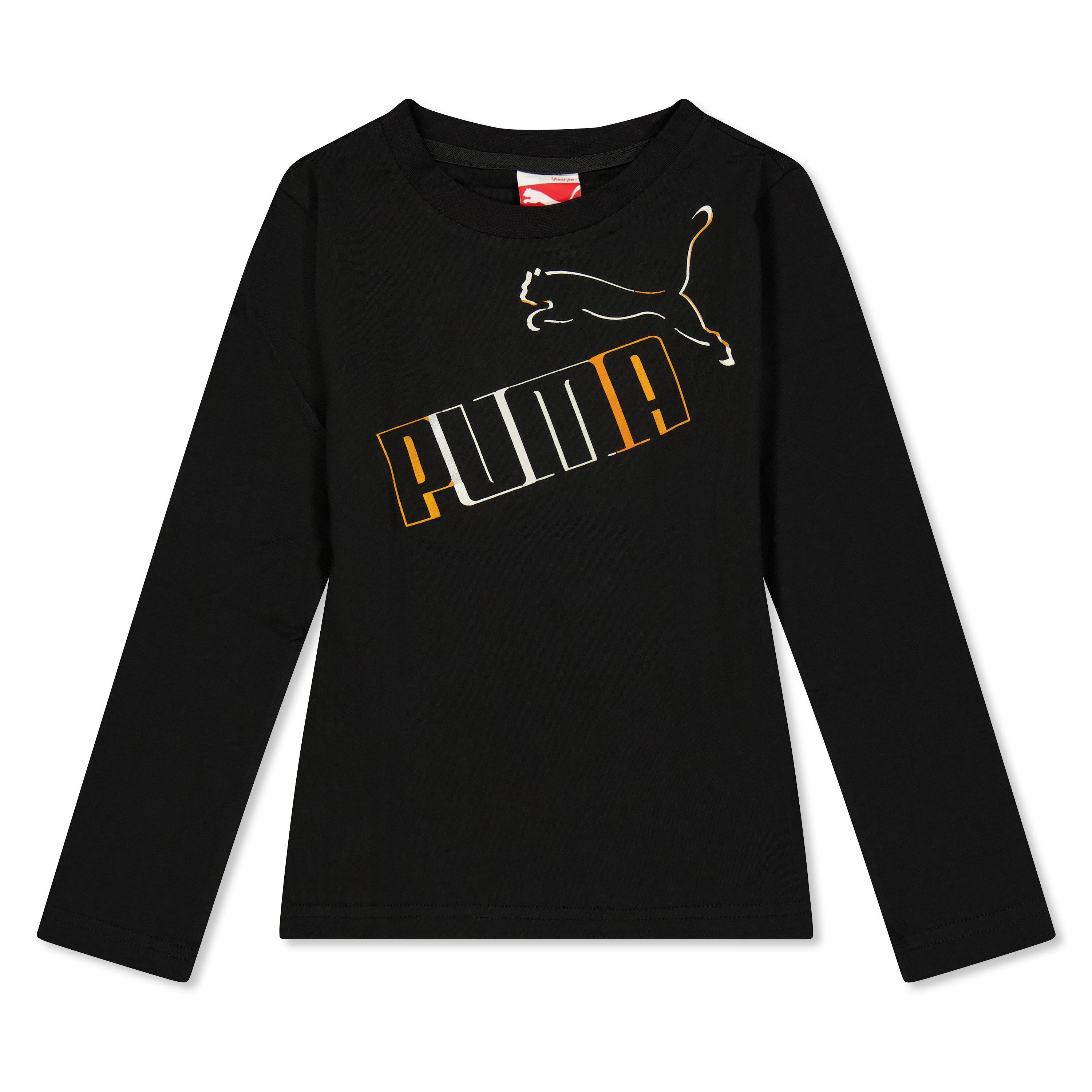 Black - Puma - Multicolor Ls Tee Infants - 1