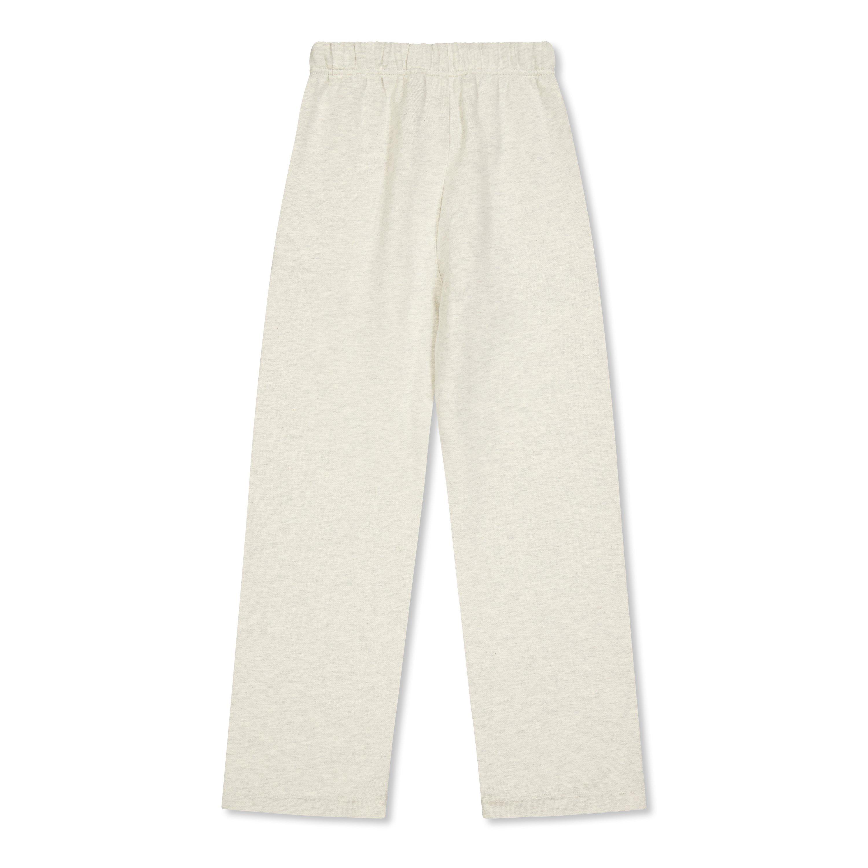 Light Oatmeal - Fear Of God Essentials - Unisex Kids' Relaxed Sweatpants Closed Hem Fleece Joggers - 2