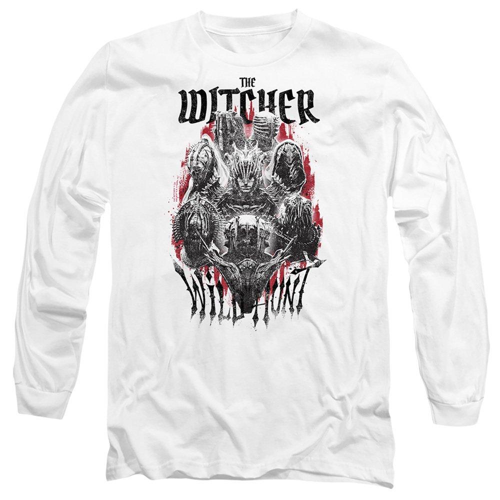 White - The Witcher - The Witcher - The Wild Hunt Long Sleeve T-Shirt W - 1