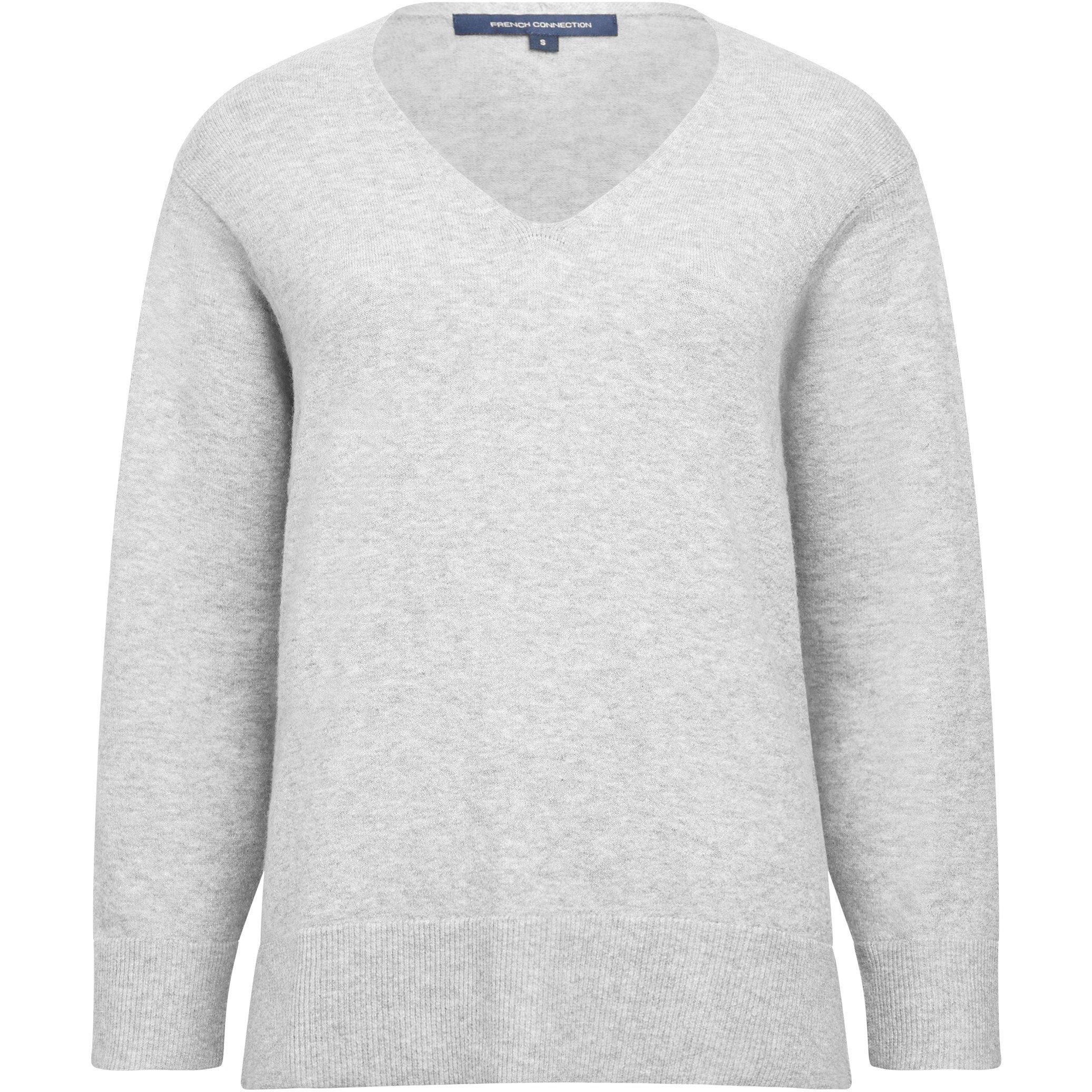 French Connection Women's Ebba Vhari Jumper - 01-Light Grey - 6 (2XS)