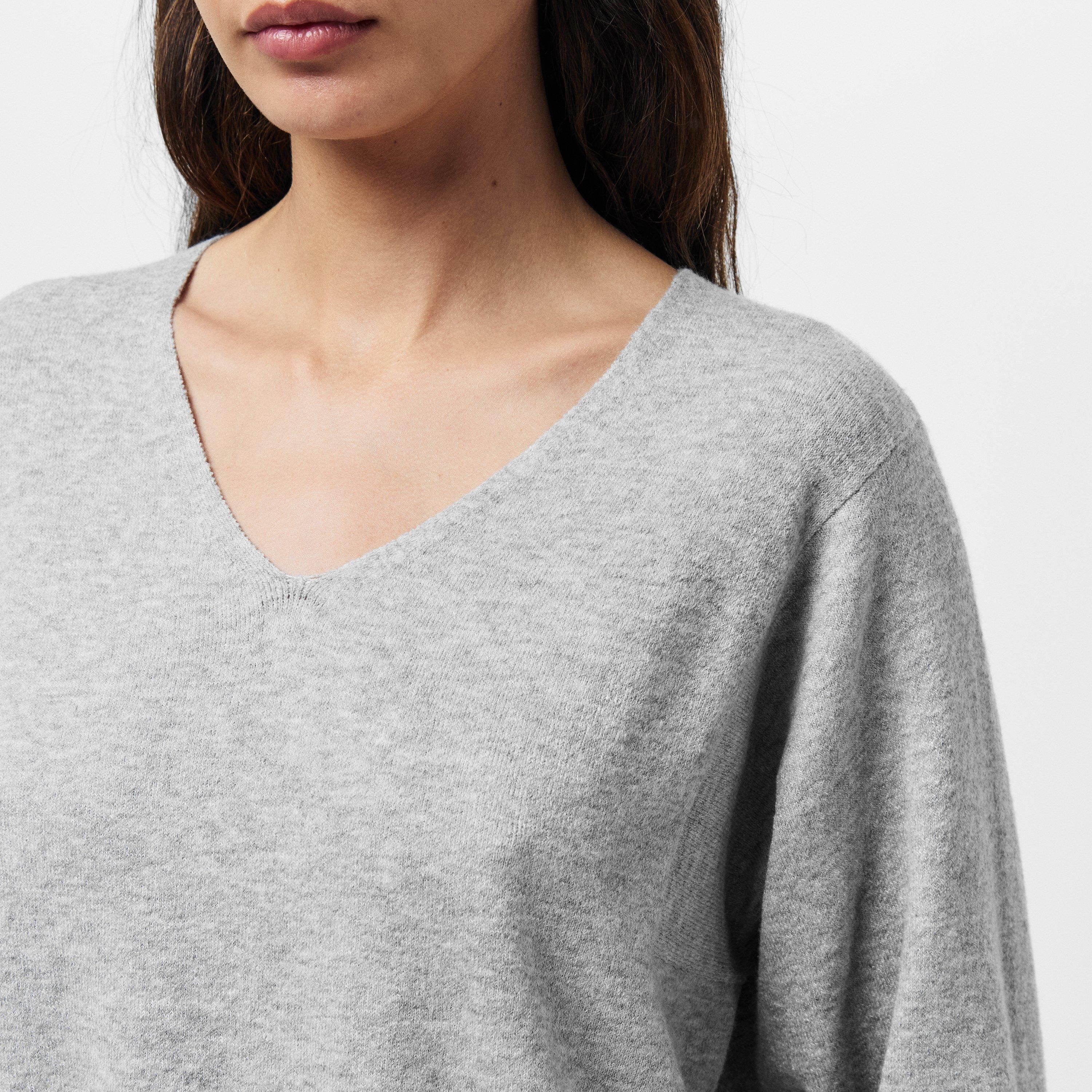 01-Light Grey - French Connection - Ebba Vhari Jumper - 5
