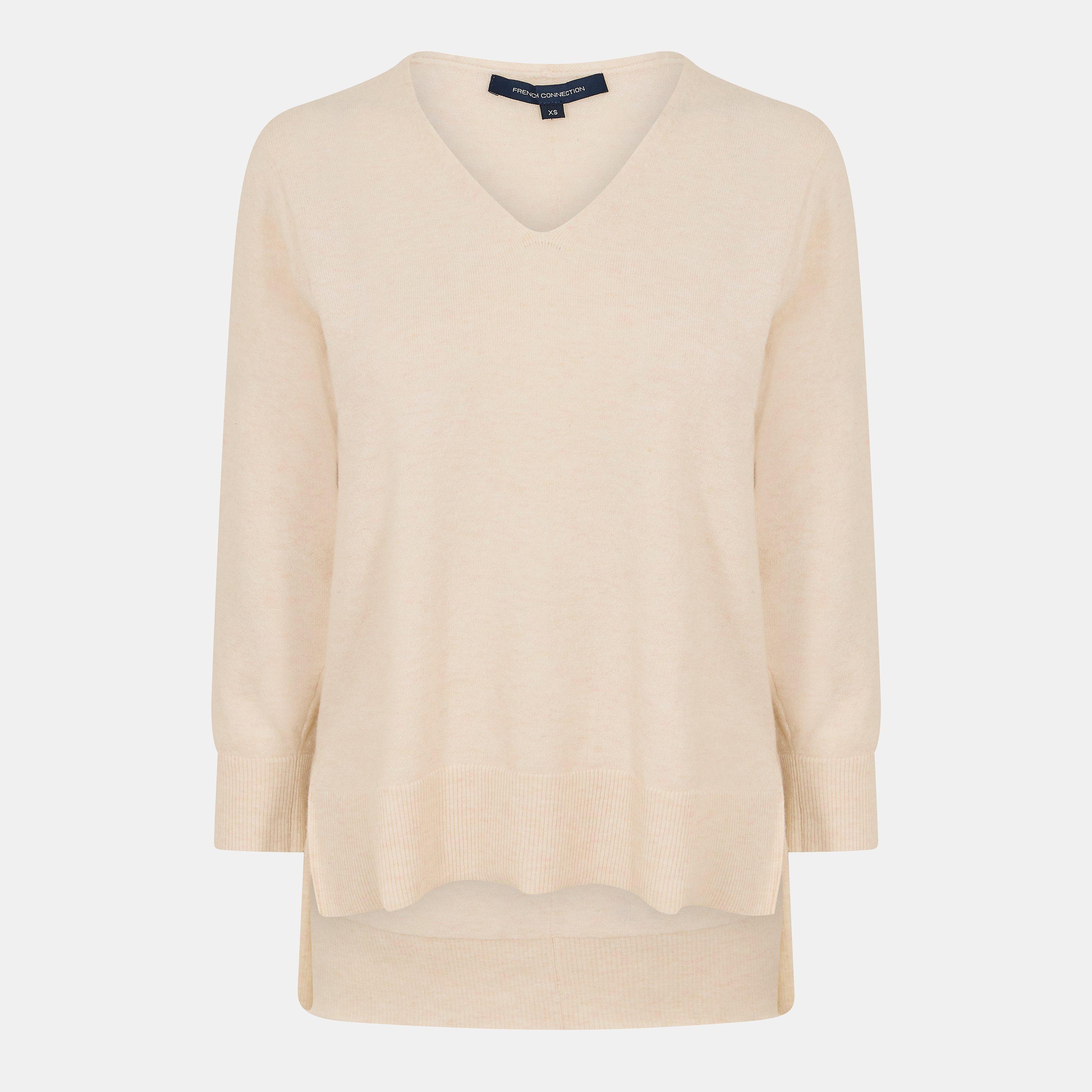 French Connection Women's Ebba Vhari Jumper - Oatmel Mel - 14 (L)