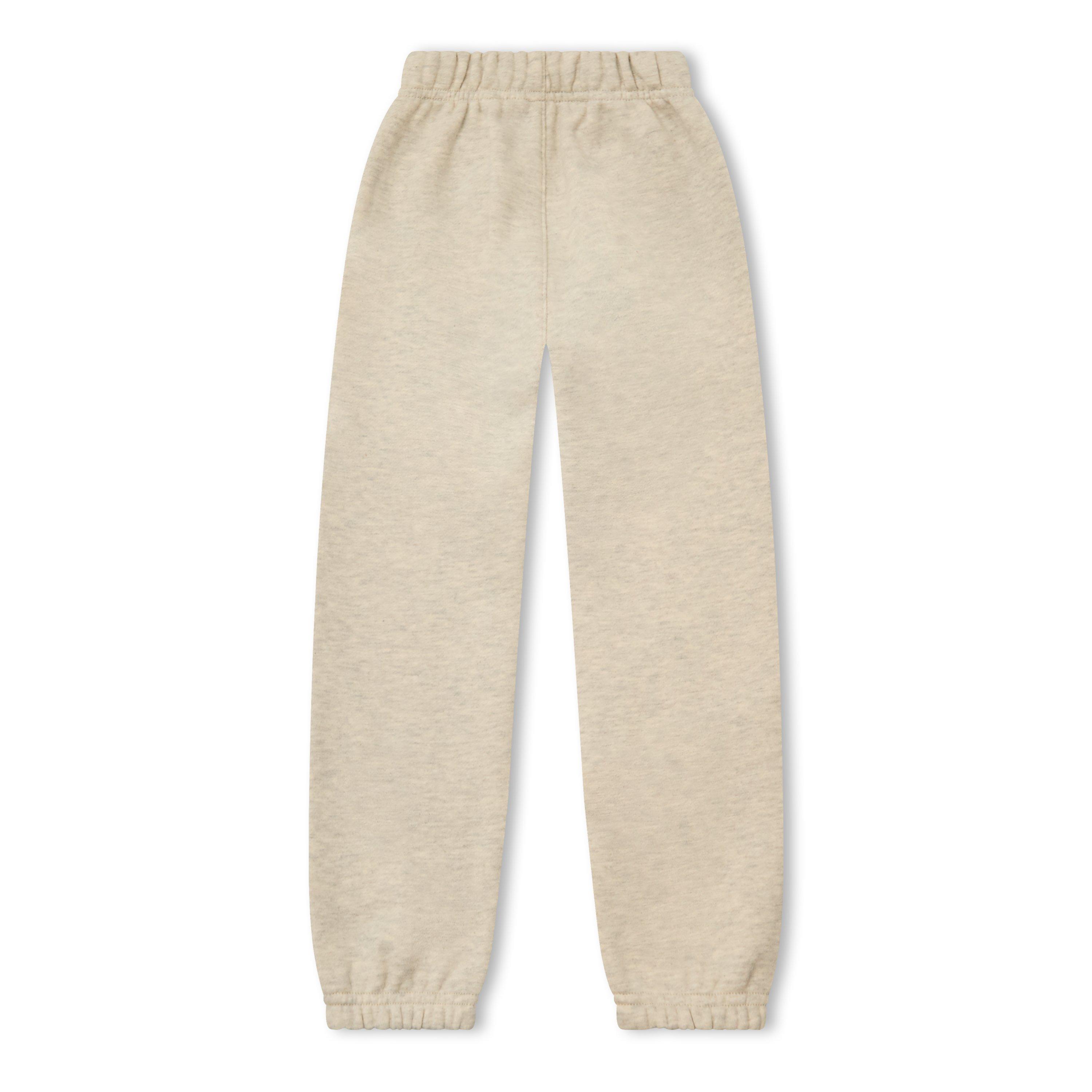 Light Oatmeal - Fear Of God Essentials - Unisex Kids' Closed Hem Fleece Jogging Bottoms - 2