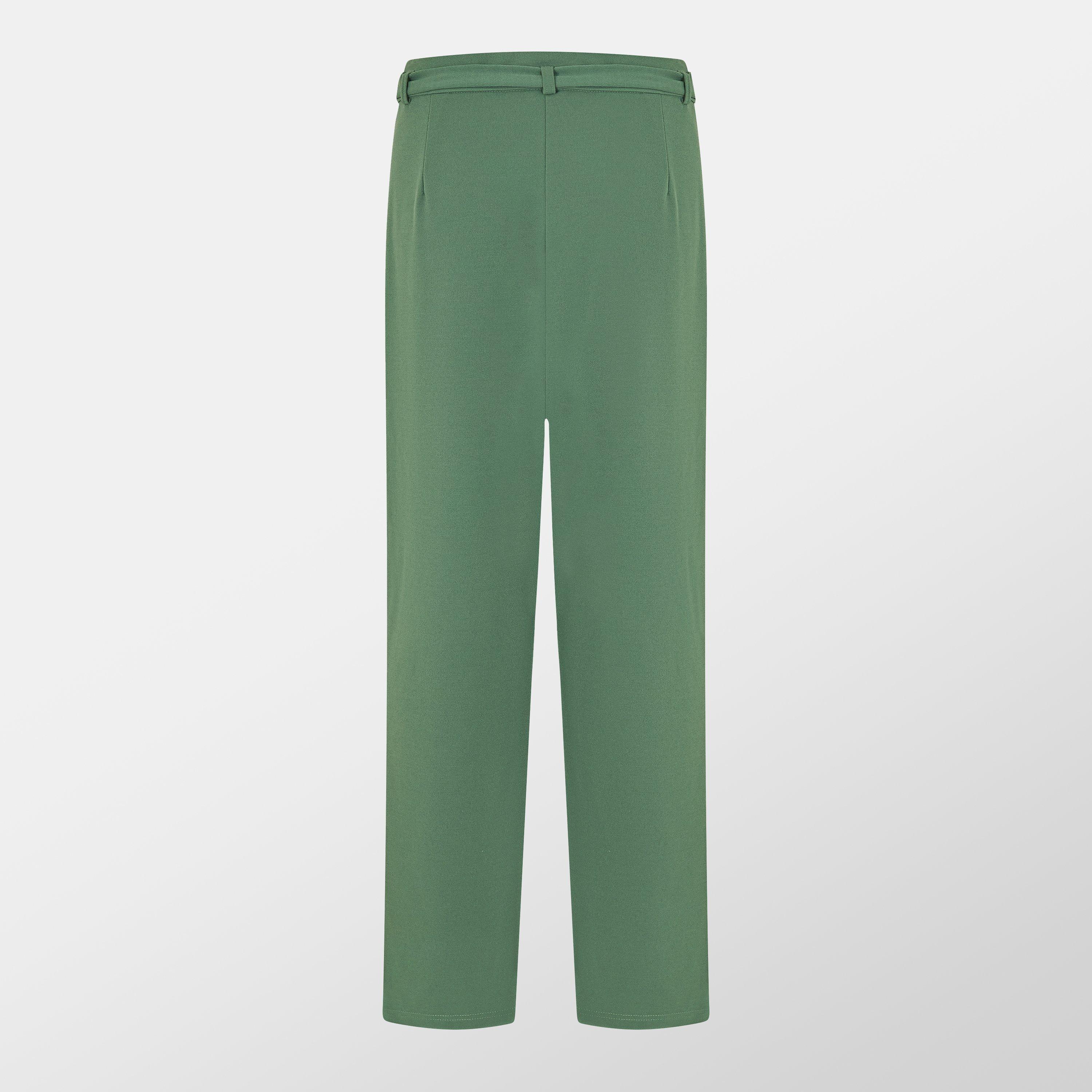 Zelena patka - Vila - Viclva Belt Cigarette Trousers - 2