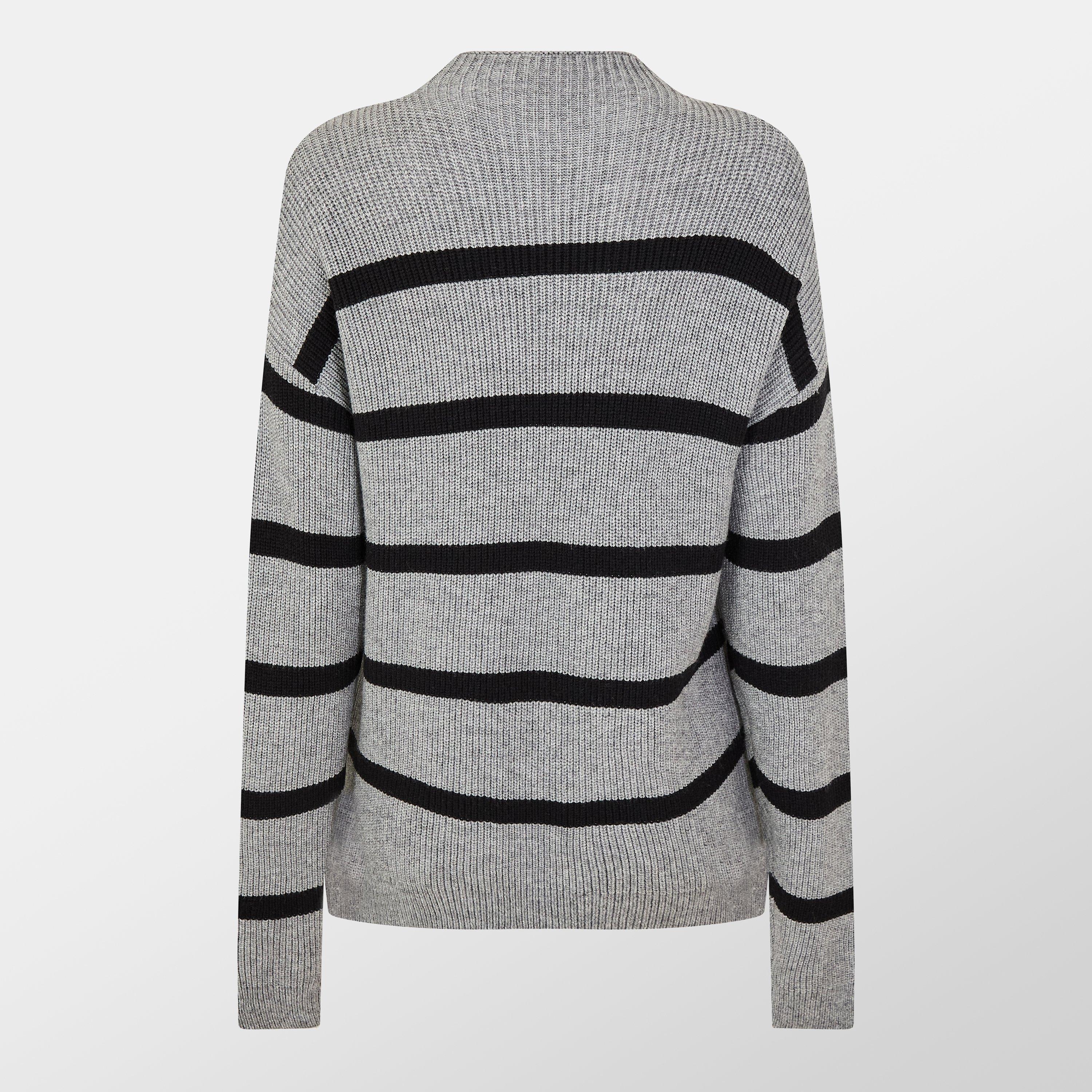 Medium Grijs - Vila - Viril Rib Crew Neck Jumper - 2