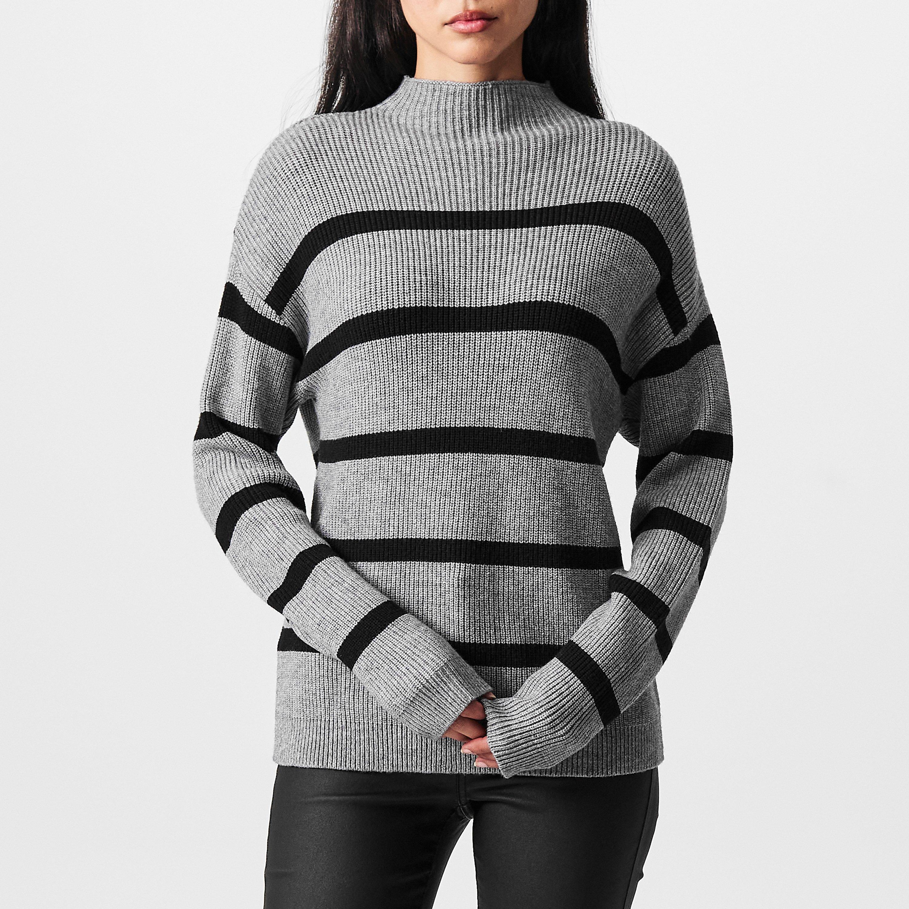 Medium Grijs - Vila - Viril Rib Crew Neck Jumper - 3