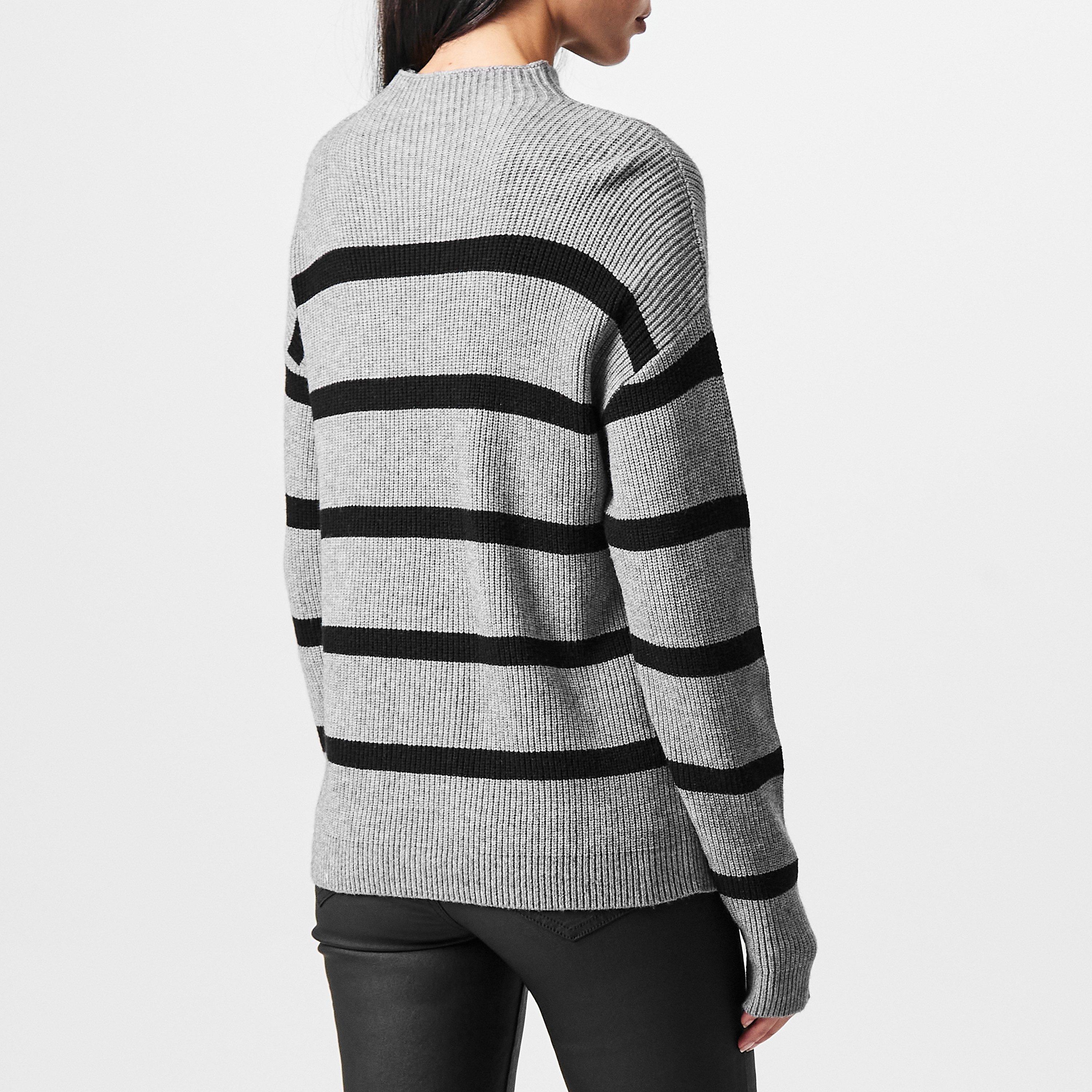 Medium Grijs - Vila - Viril Rib Crew Neck Jumper - 4