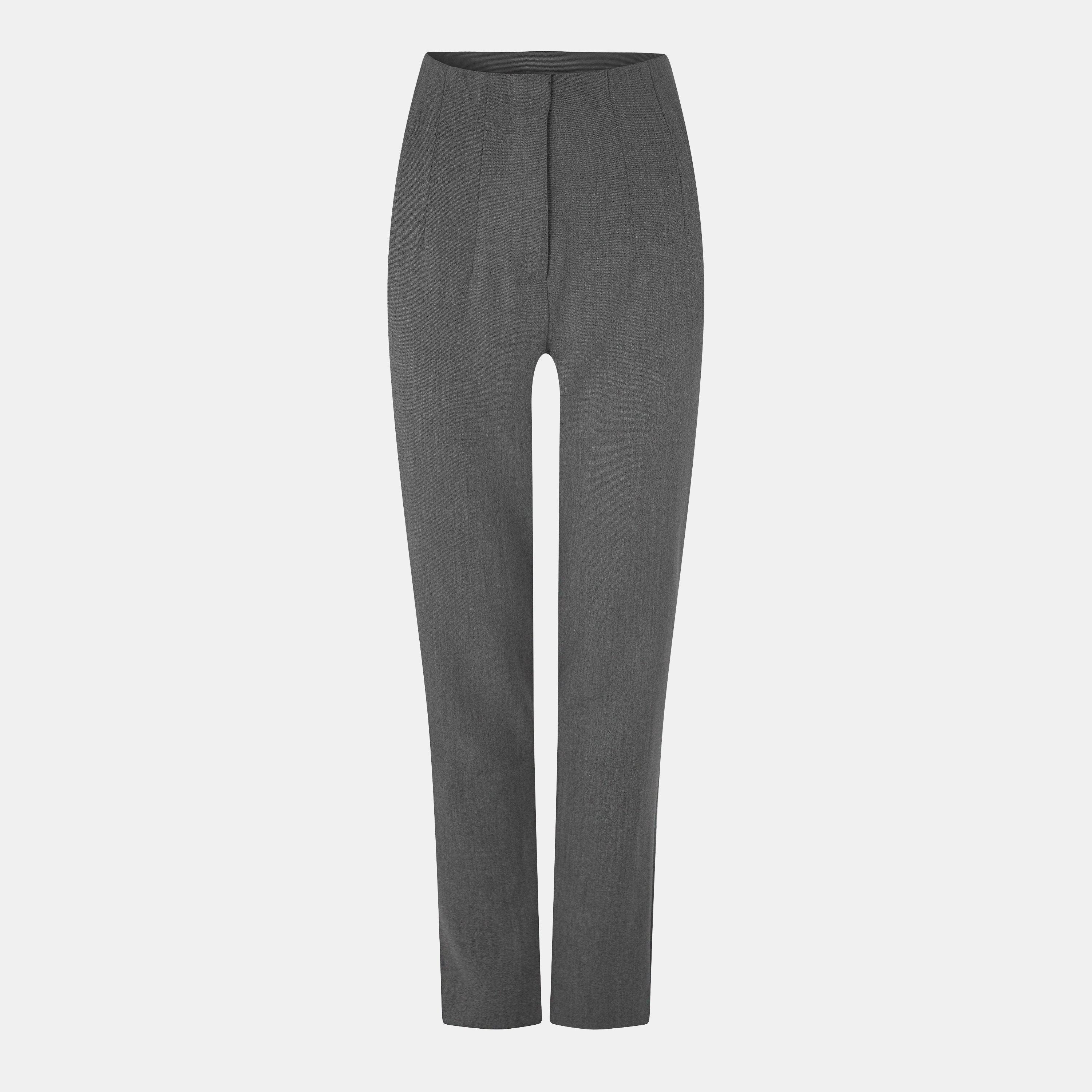 Vila Women's Vivarone Trousers - Medium Grey - 36 (S)