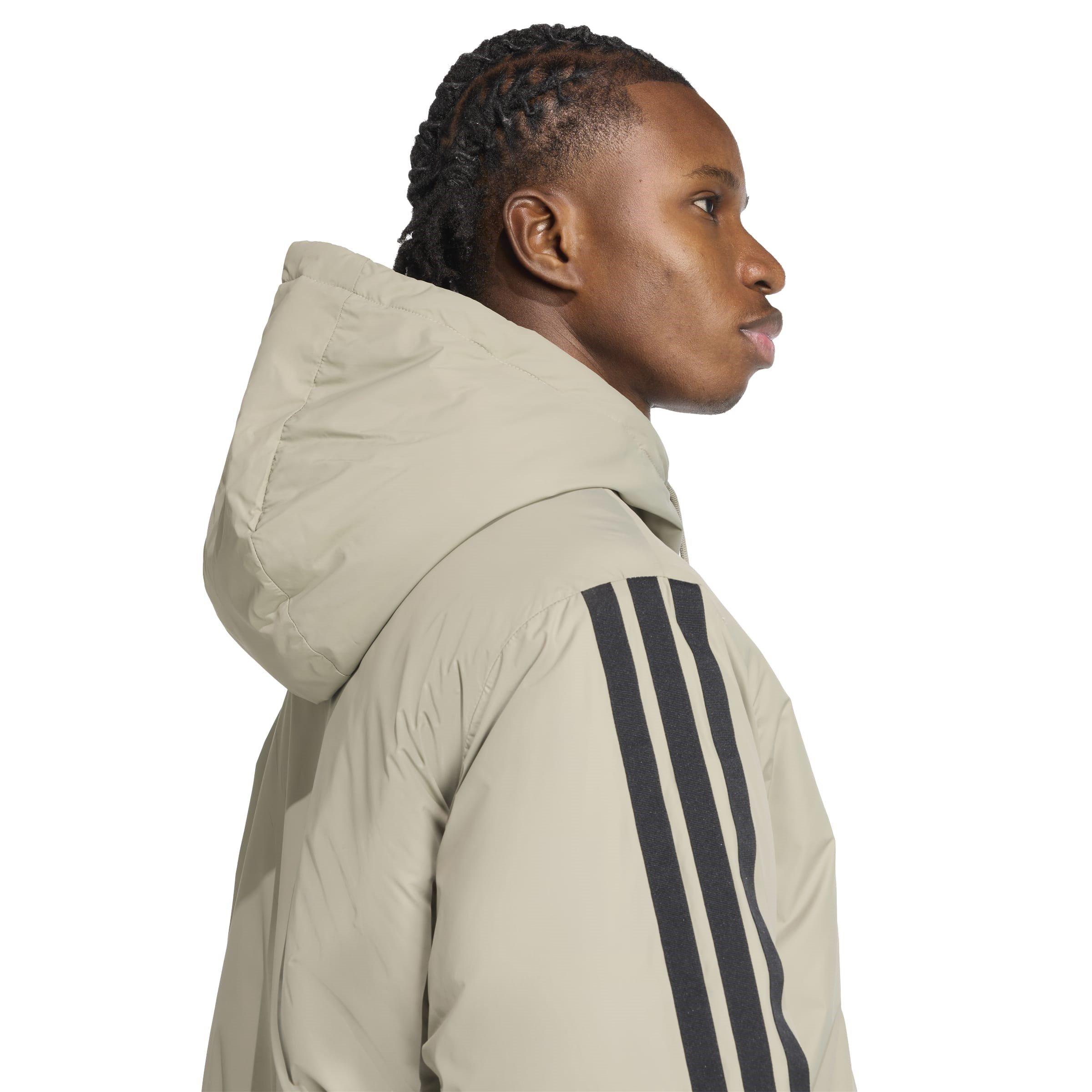 Zilveren Kiezel - adidas - Essentials CLIMAWARM Insulated Hooded Padded Puffer Jacket - 5