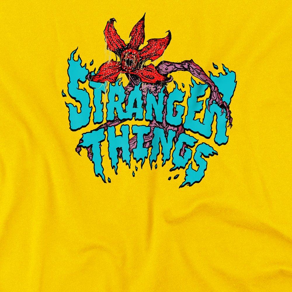 Yellow - Stranger Things - Stranger Things Demogorgon Sketch Kids T-Shirt Ye - 2
